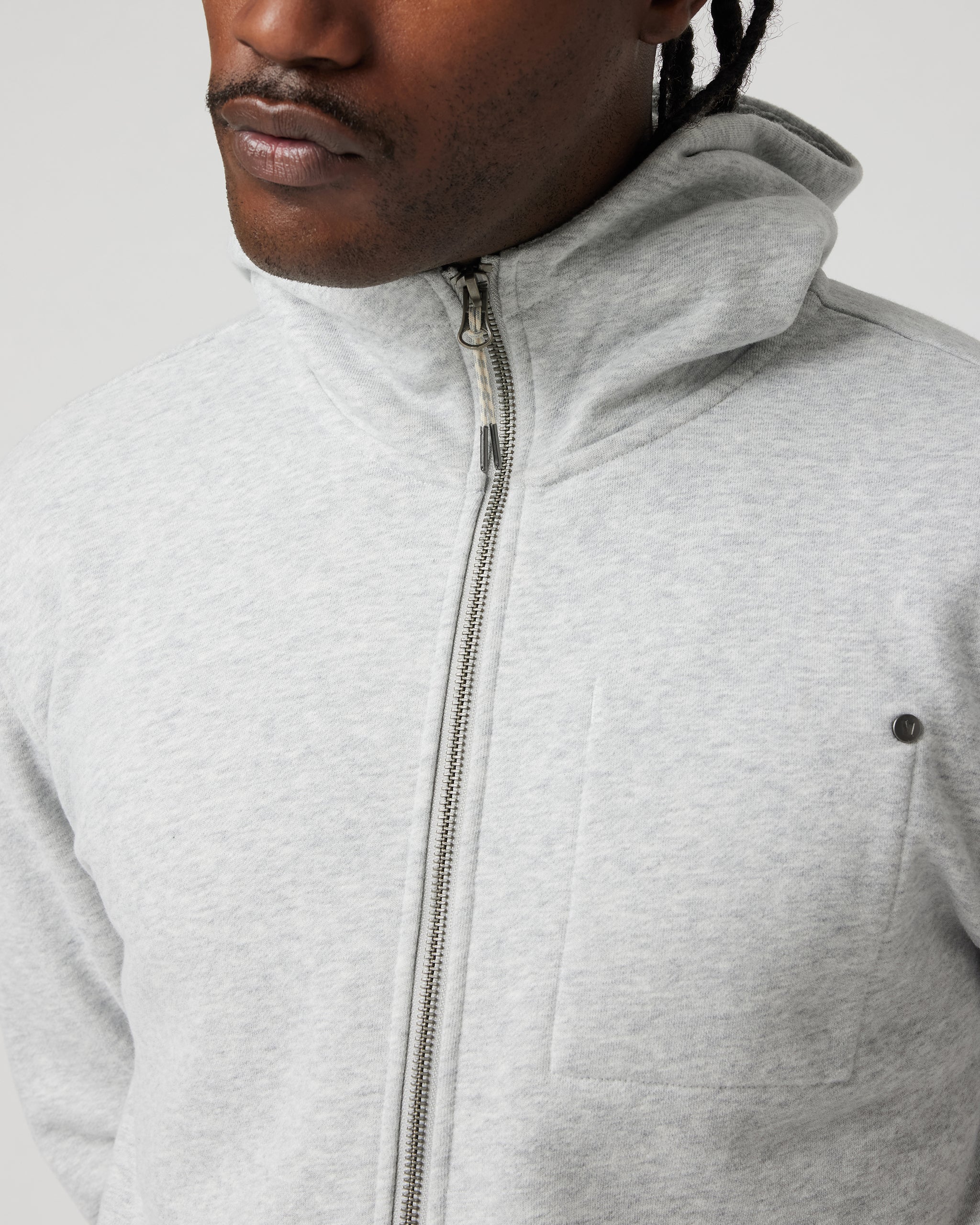 Seaside Hoodie | Light Heather Grey