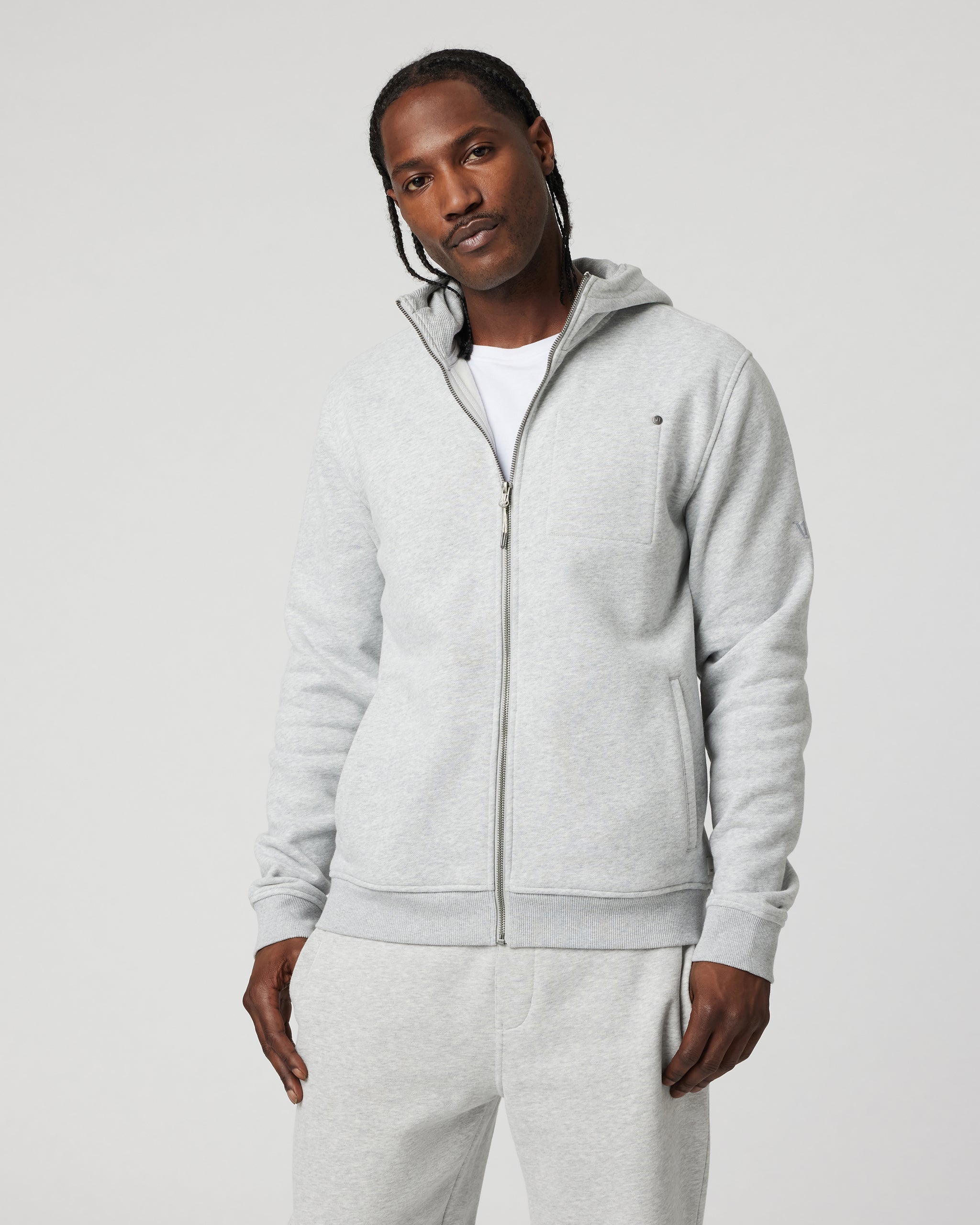 Seaside Hoodie | Light Heather Grey