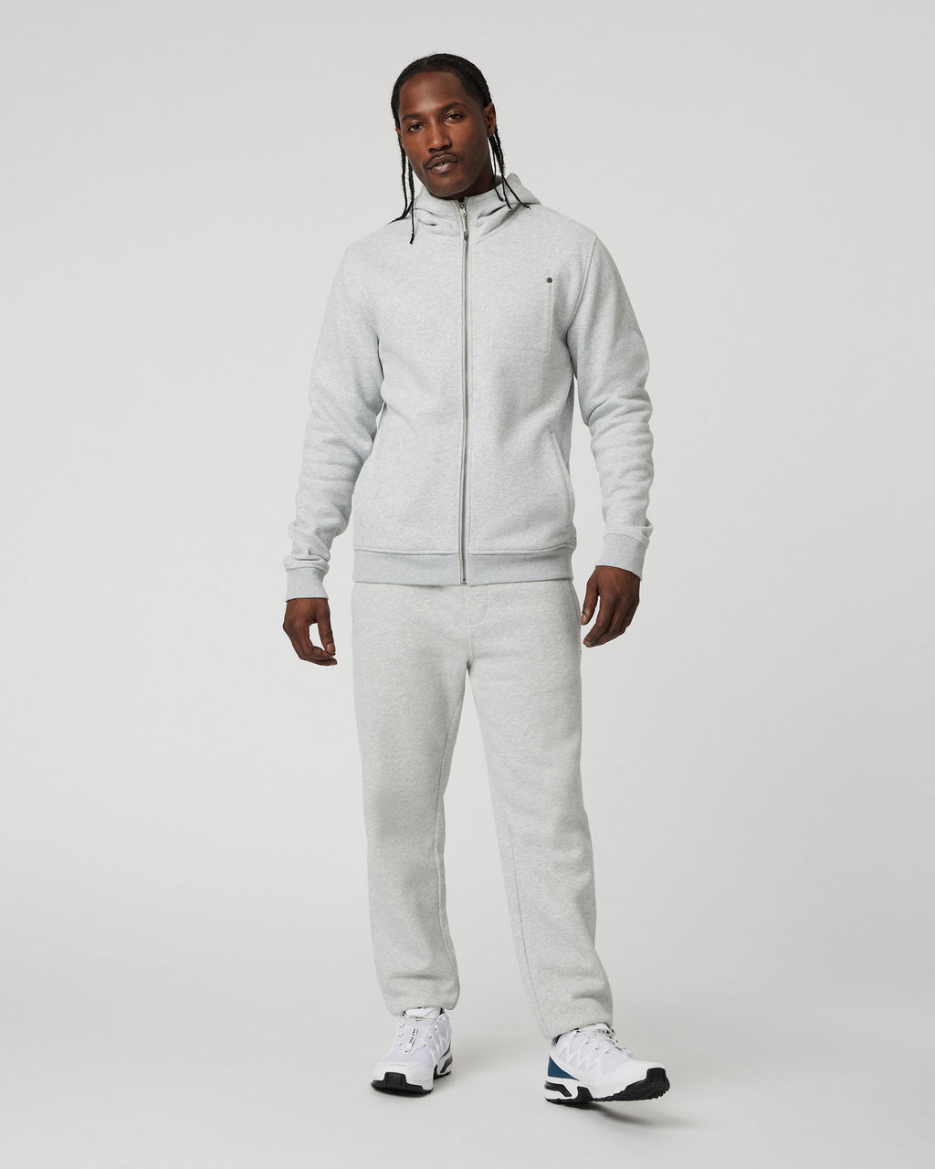 Seaside Hoodie | Light Heather Grey