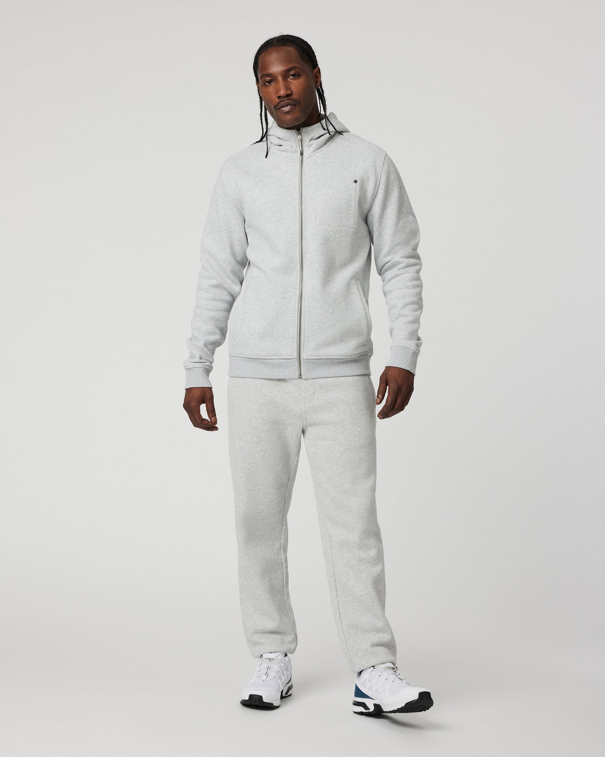 Seaside Hoodie | Light Heather Grey