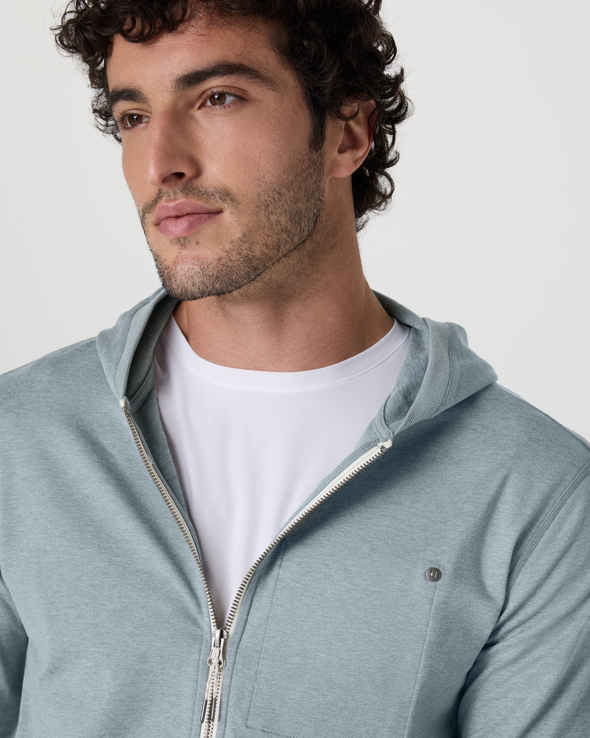 Coronado Hoodie | Dusty Blue Heather