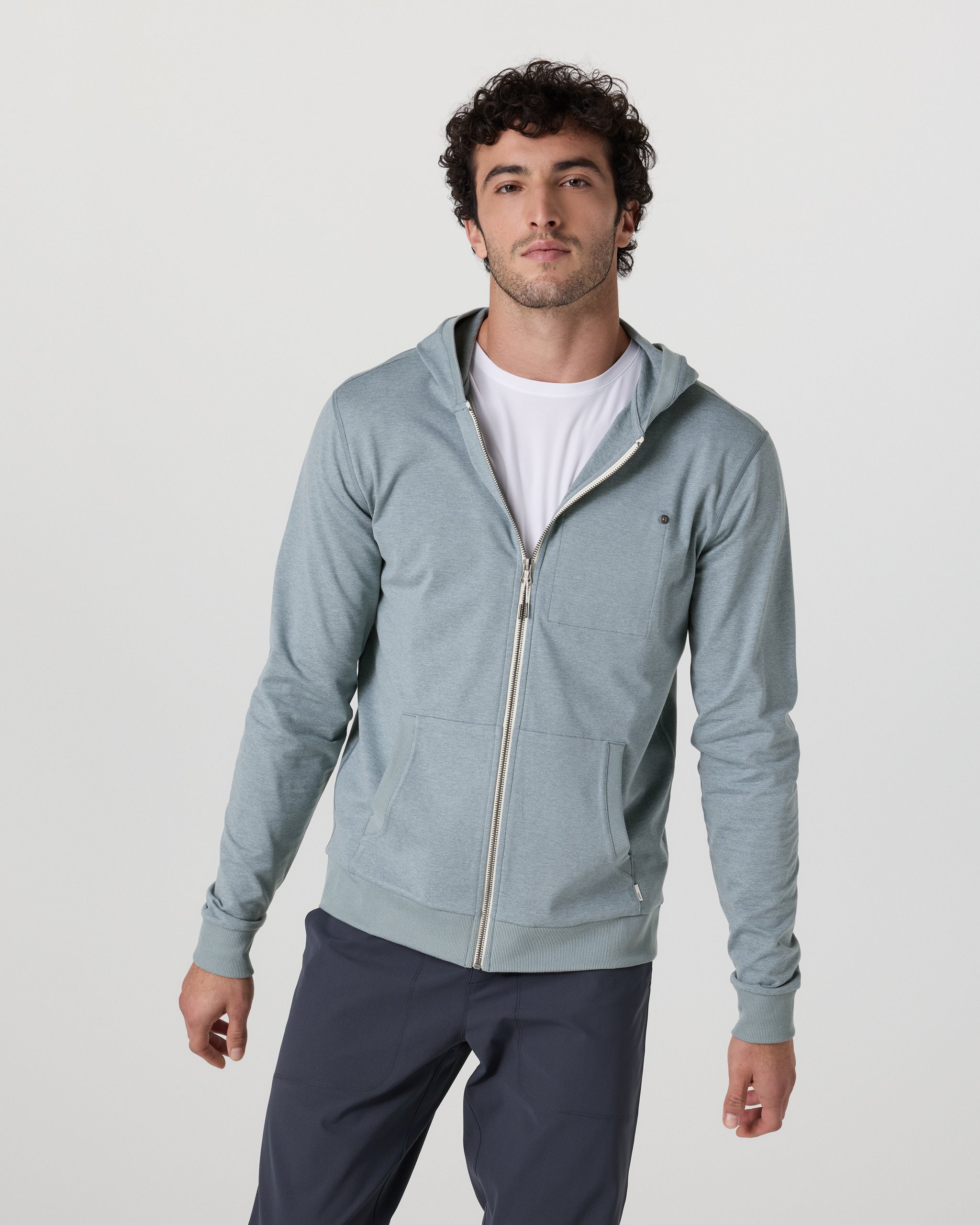 Coronado Hoodie | Dusty Blue Heather