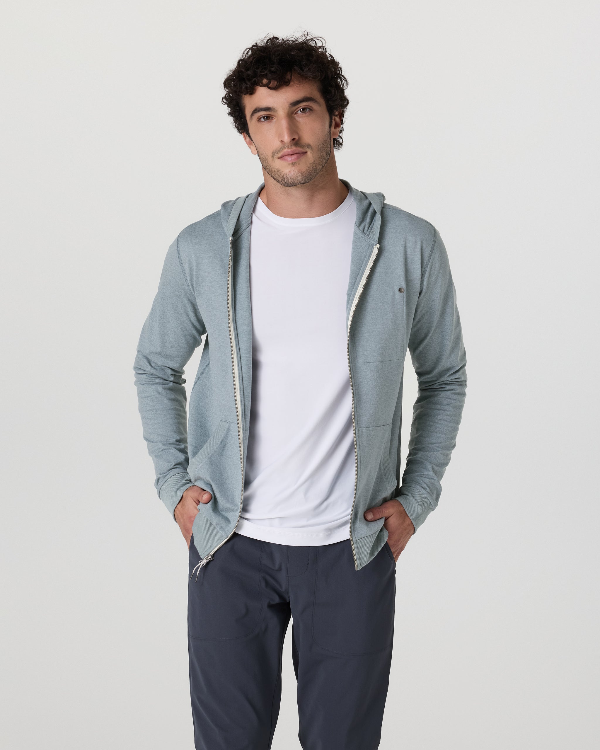 Coronado Hoodie | Dusty Blue Heather