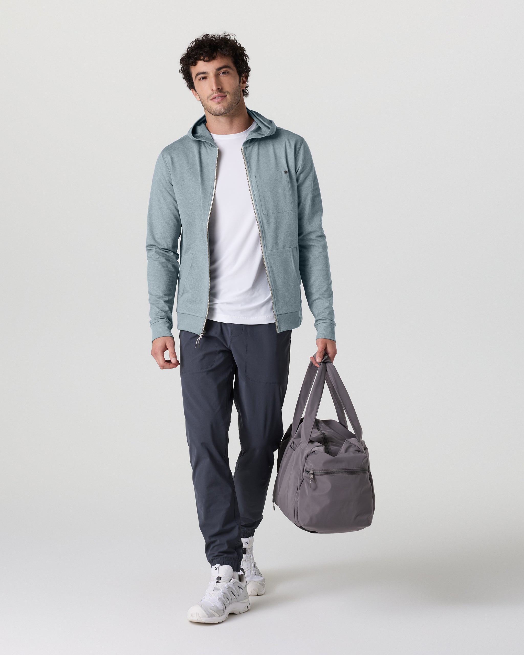 Coronado Hoodie | Dusty Blue Heather
