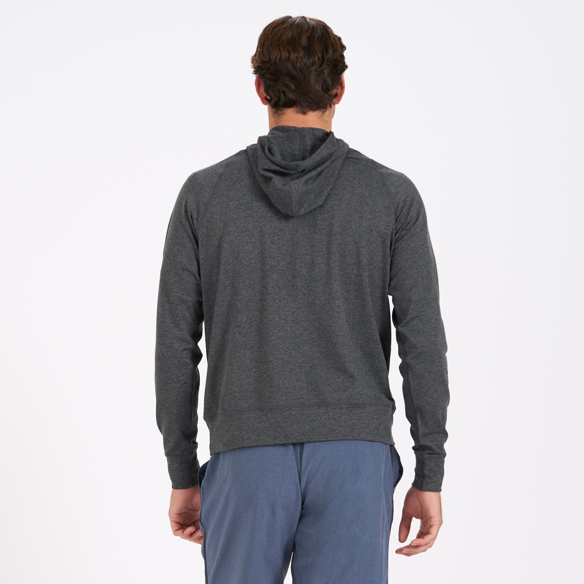 Ponto Performance Half Zip Hoodie | Charcoal Heather