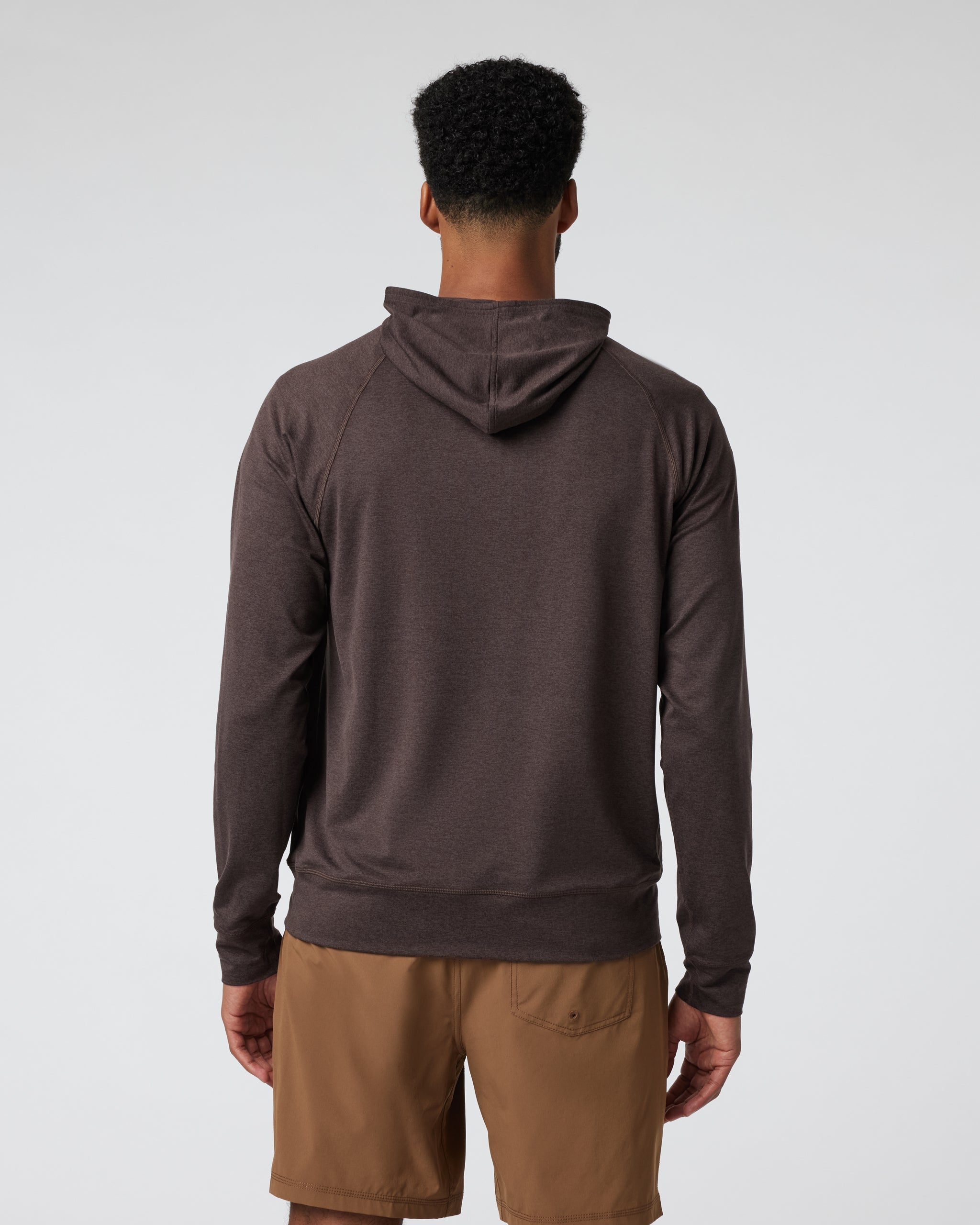 Ponto Performance Half Zip Hoodie | Java Heather
