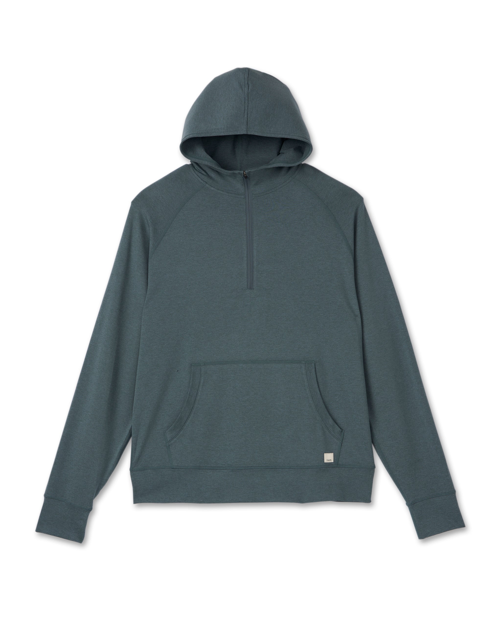 Ponto Performance Half Zip Hoodie | Lake Heather