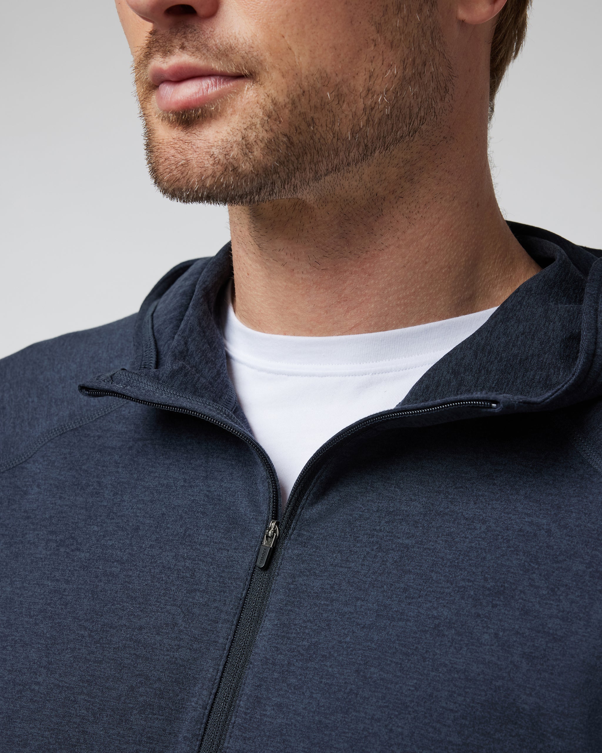 Ponto Performance Half Zip Hoodie | Midnight Heather