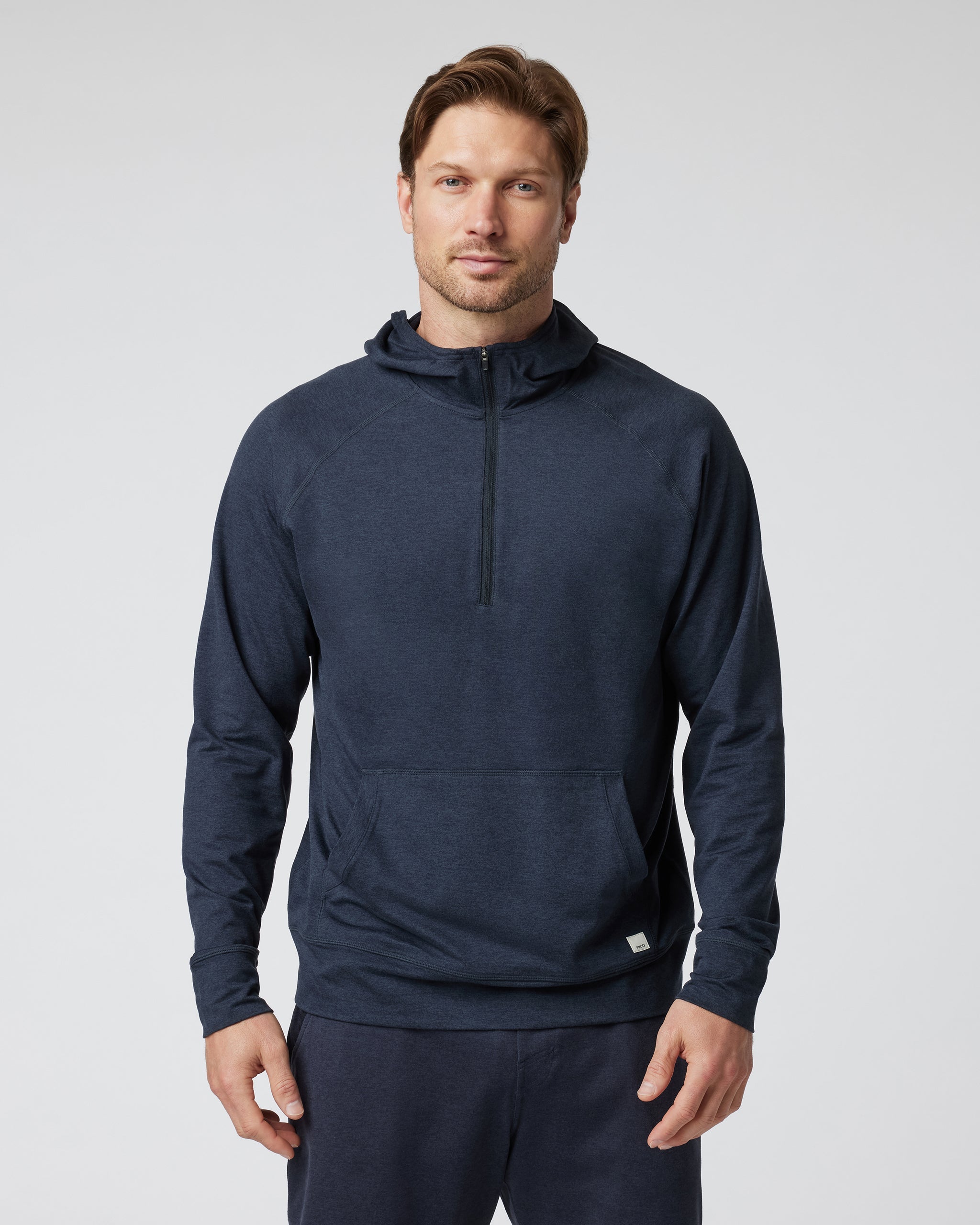 Ponto Performance Half Zip Hoodie | Midnight Heather