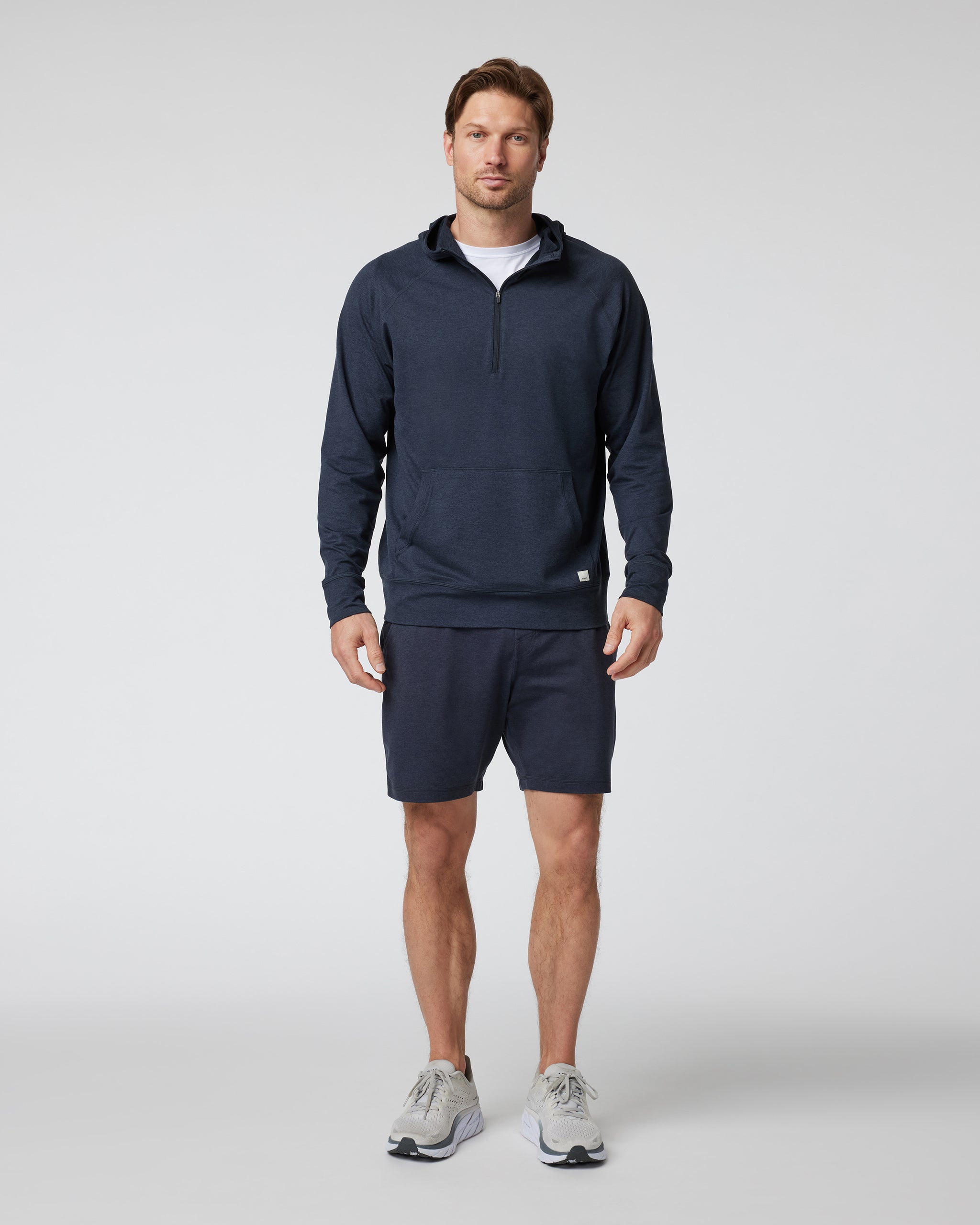 Ponto Performance Half Zip Hoodie | Midnight Heather