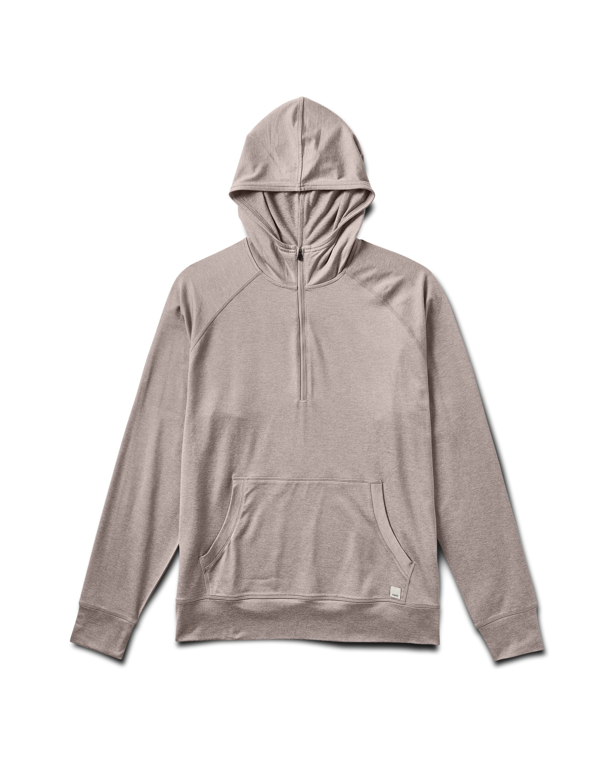 Ponto Performance Half Zip Hoodie | Walnut Heather
