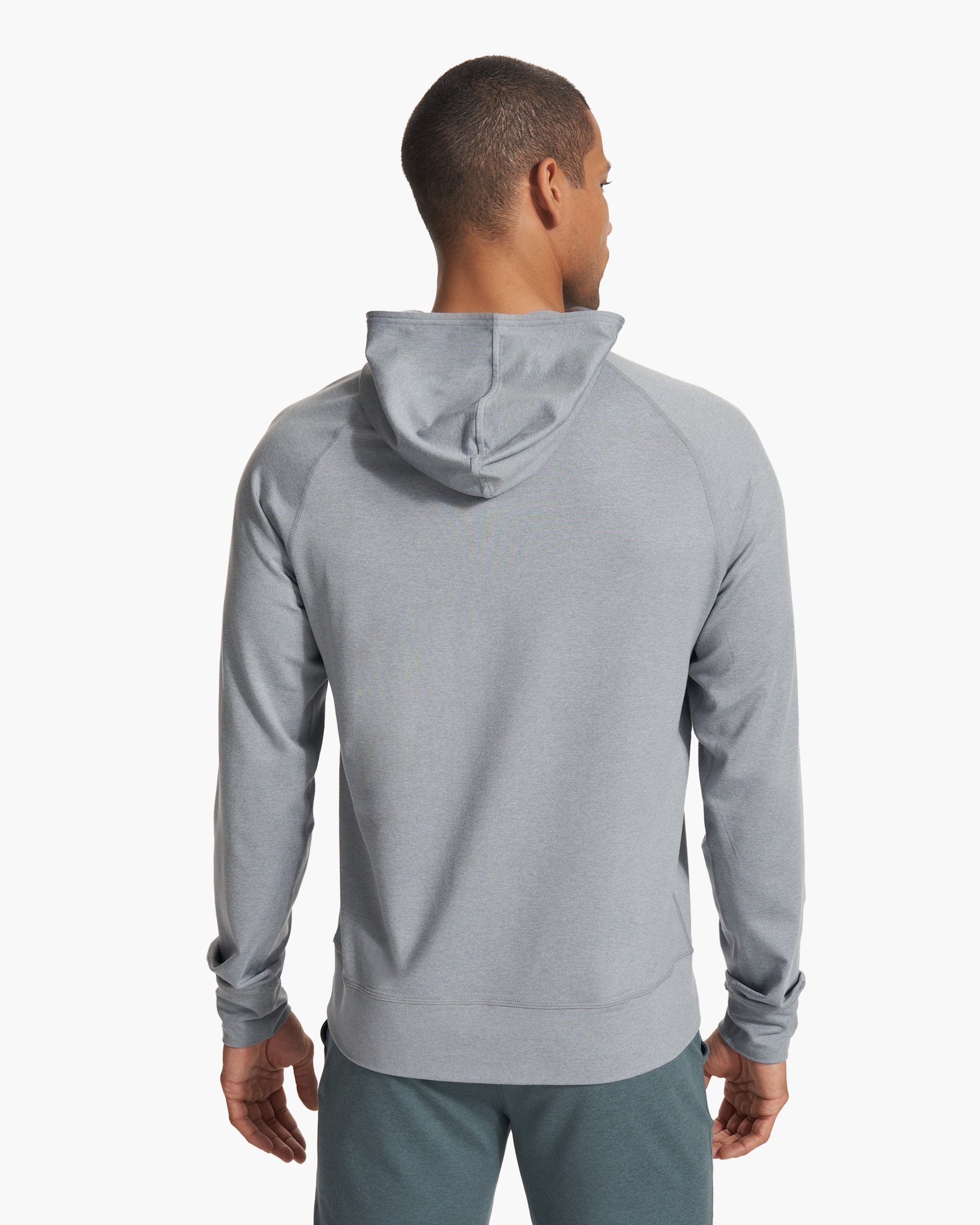 Ponto Performance Half Zip Hoodie | Steel Heather