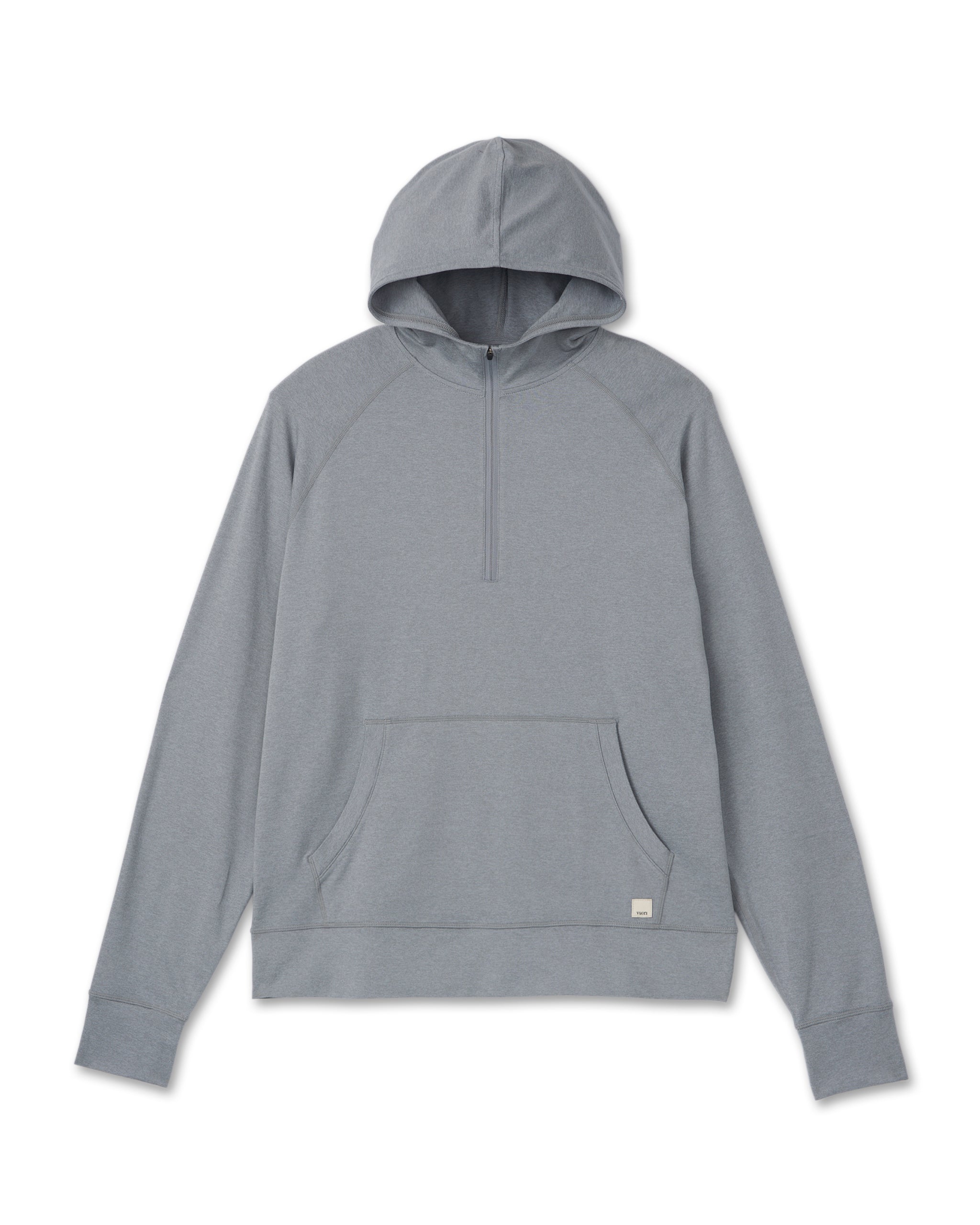Ponto Performance Half Zip Hoodie | Steel Heather