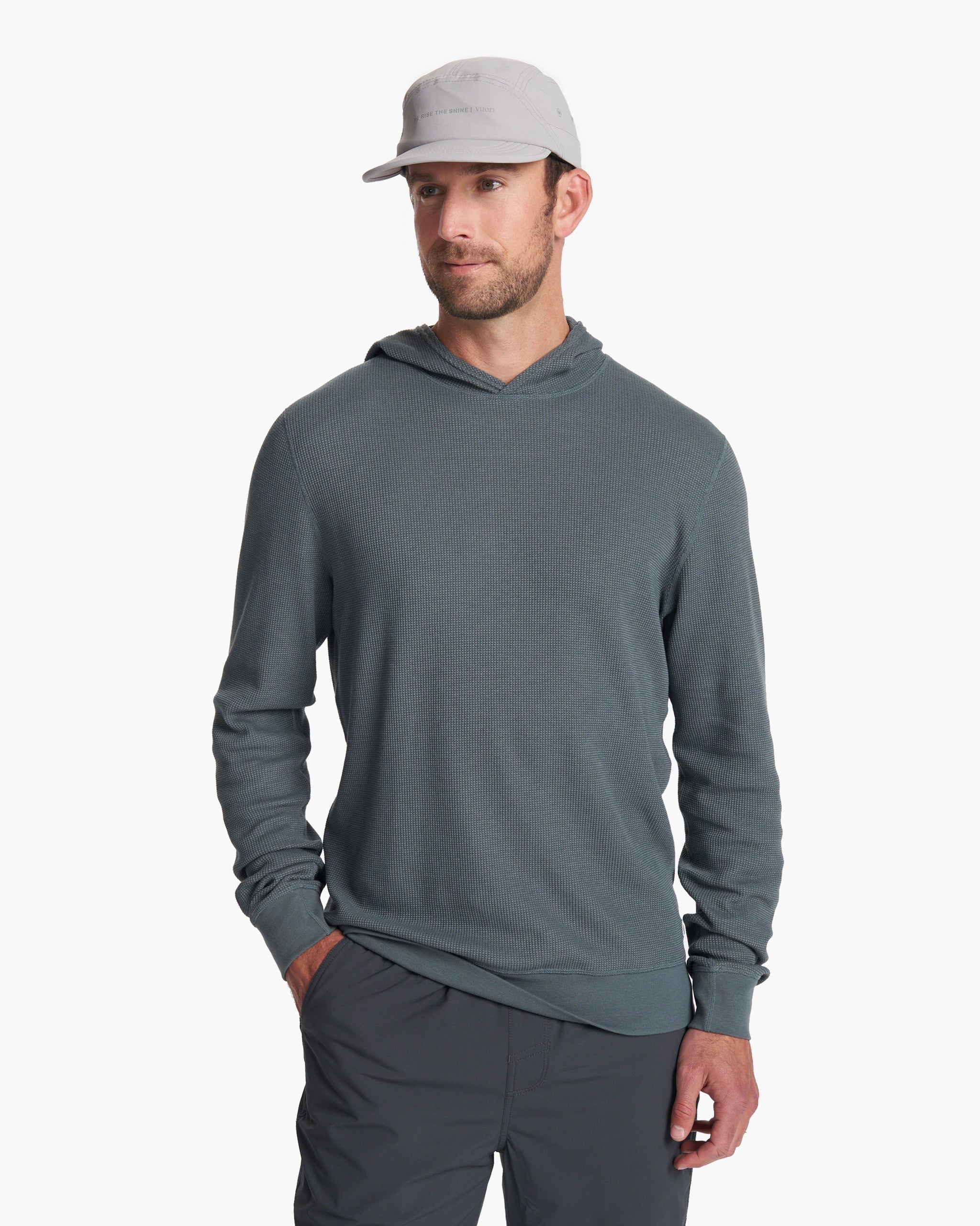 Waffle Hoodie | Lake