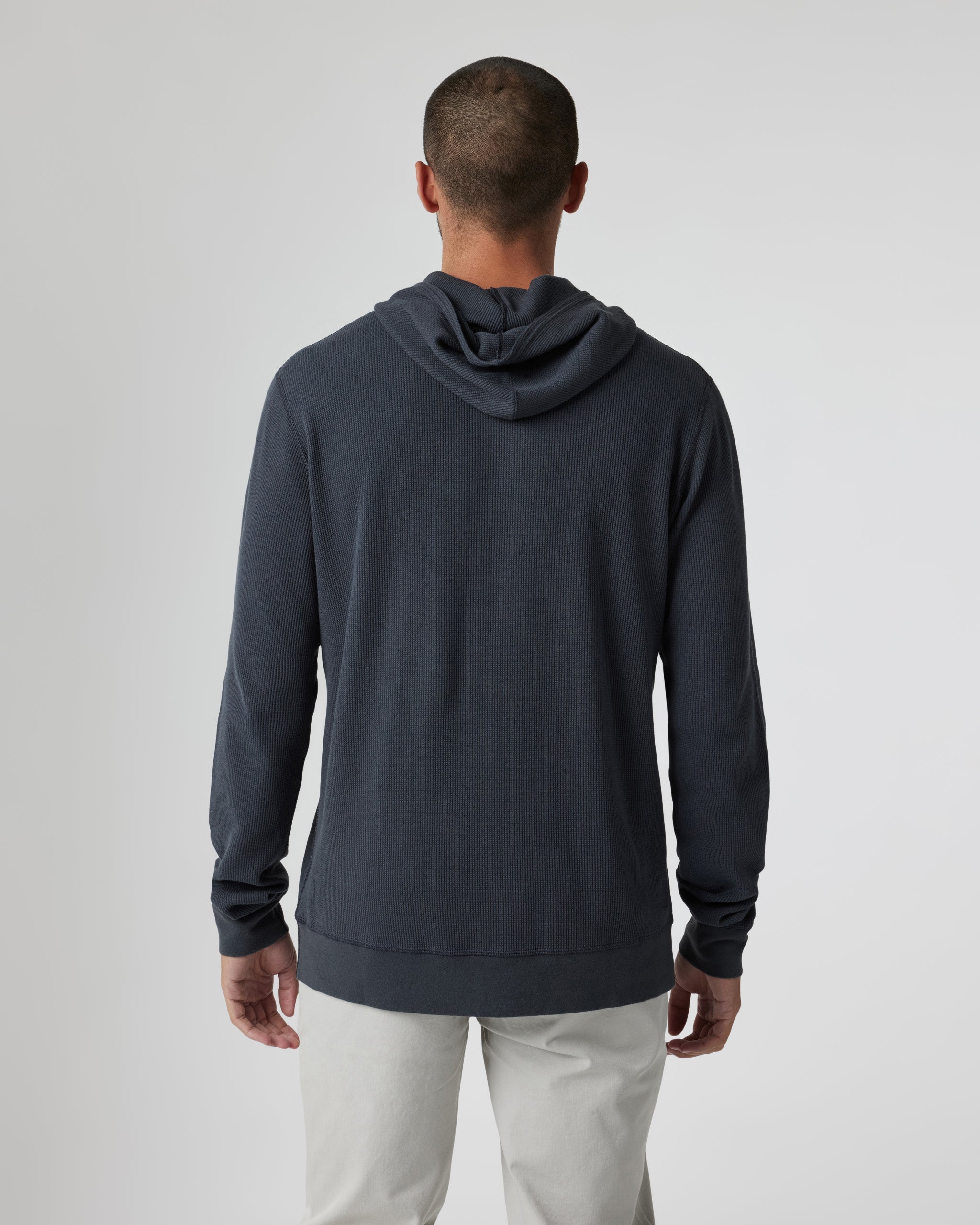 Waffle Hoodie | Navy