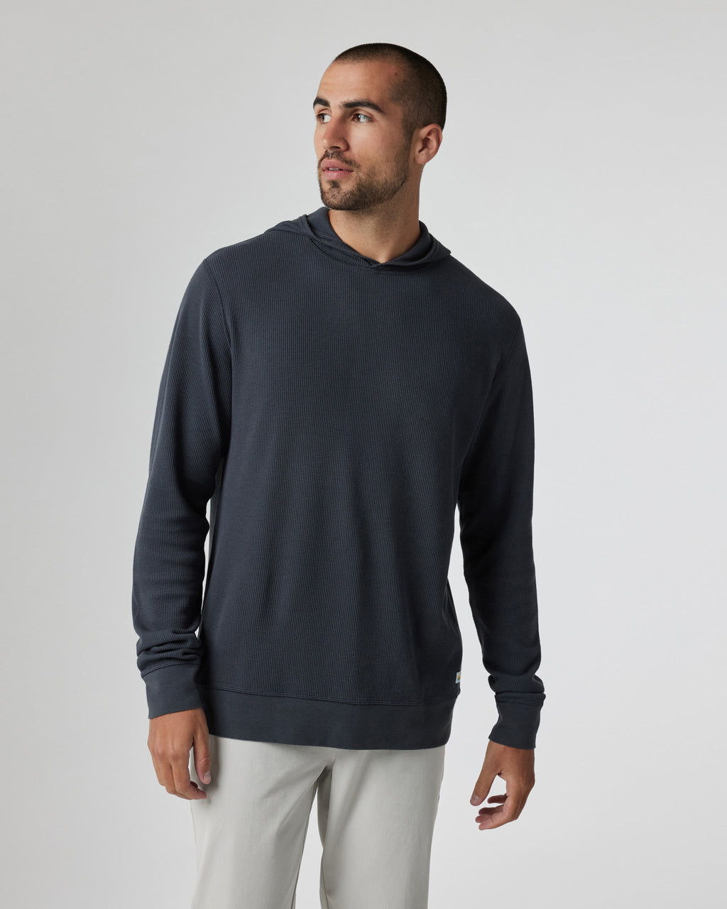 Waffle Hoodie | Navy
