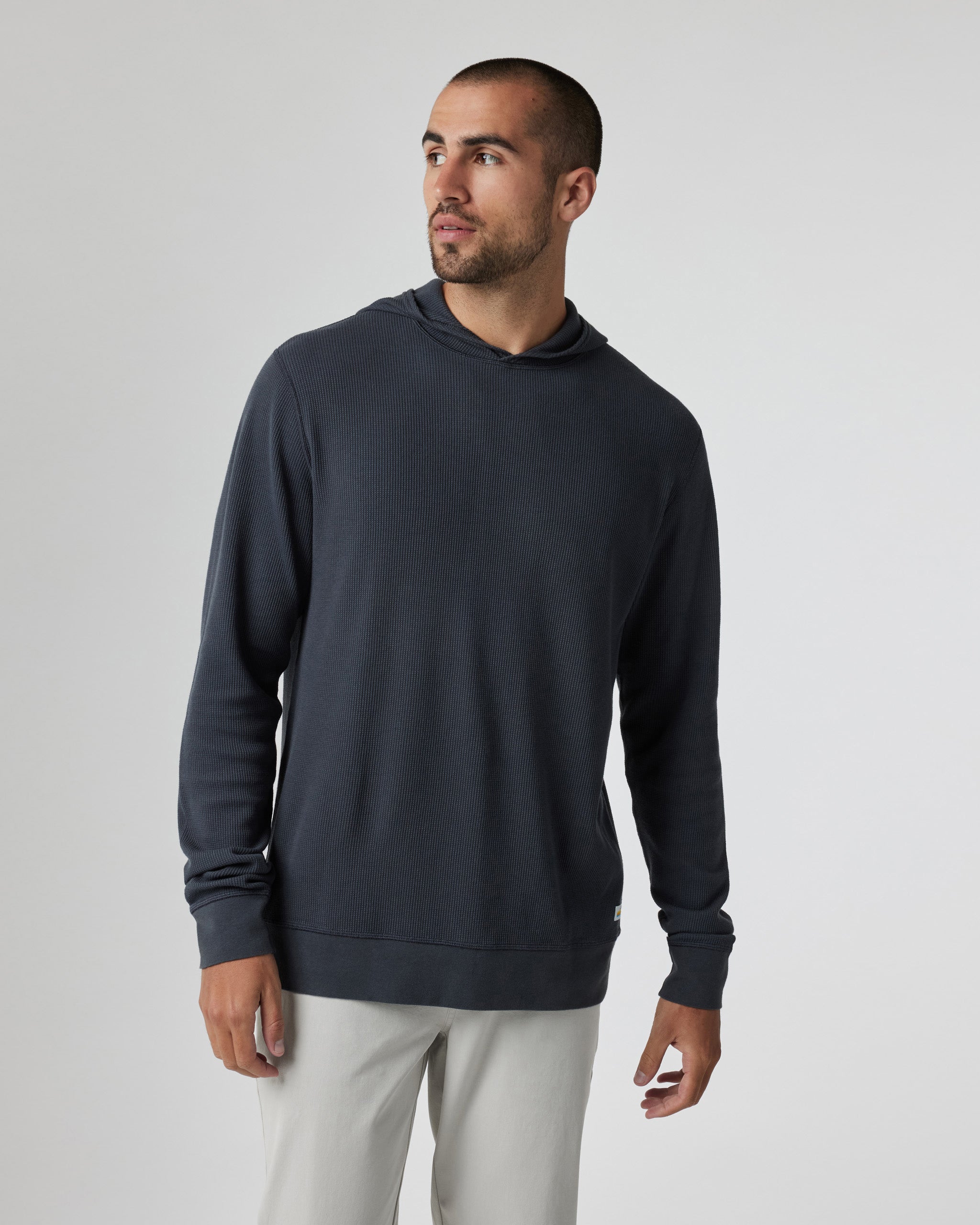 Waffle Hoodie | Navy