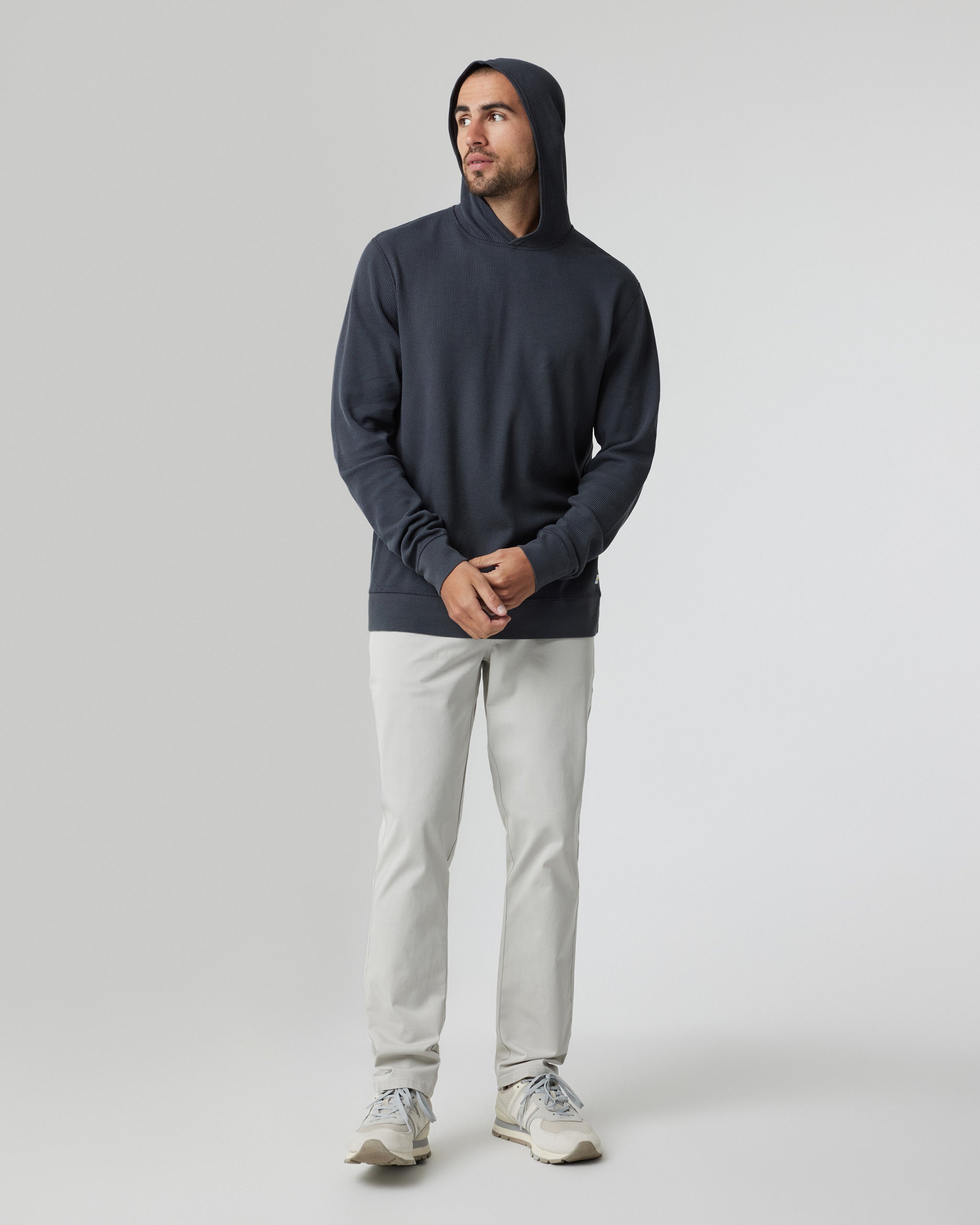 Waffle Hoodie | Navy