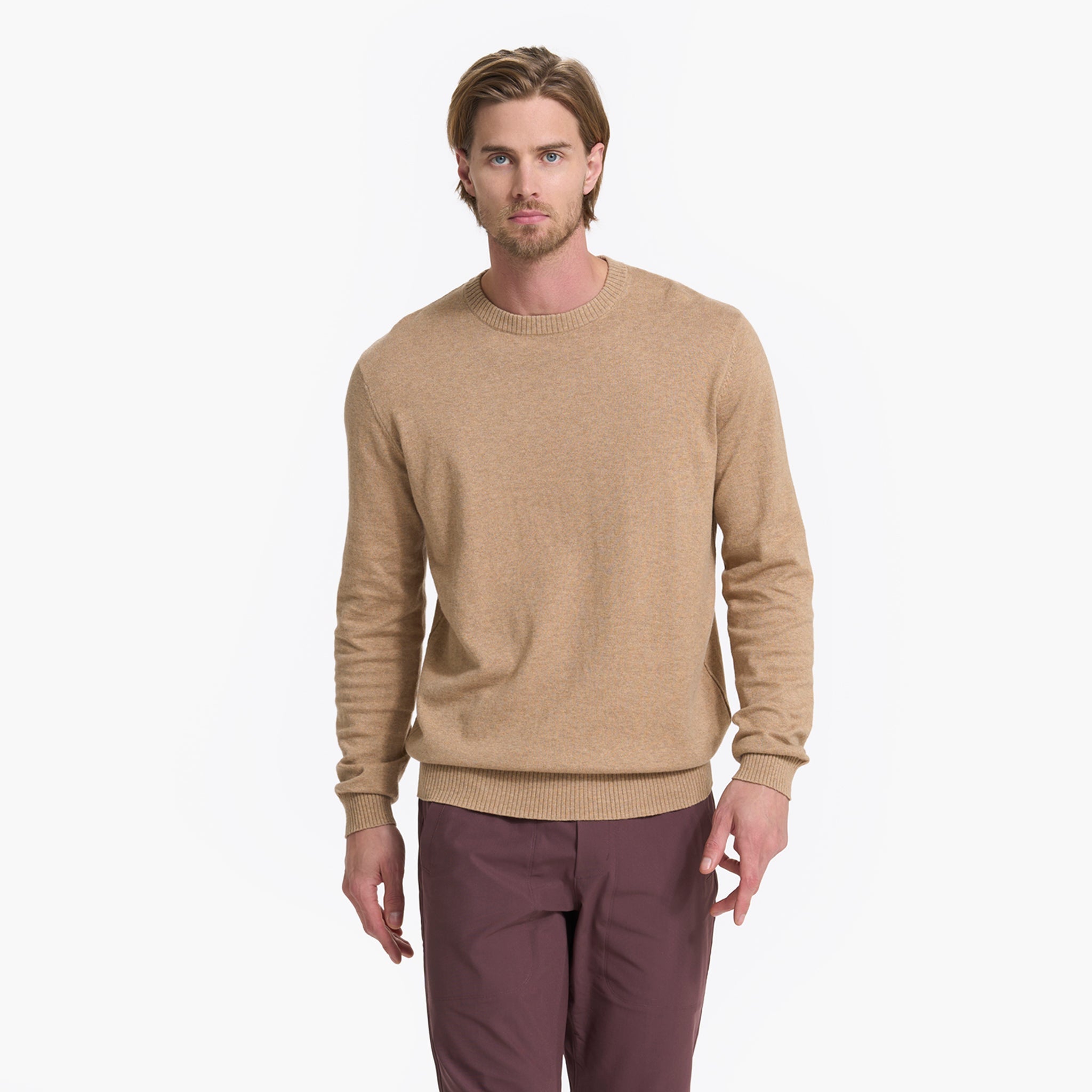 Fluent Sweater | Camel Heather