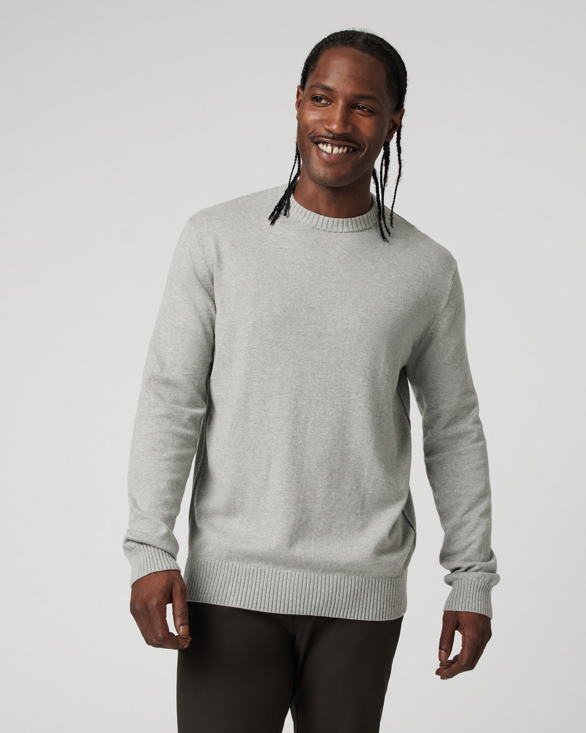Fluent Sweater | Light Heather Grey