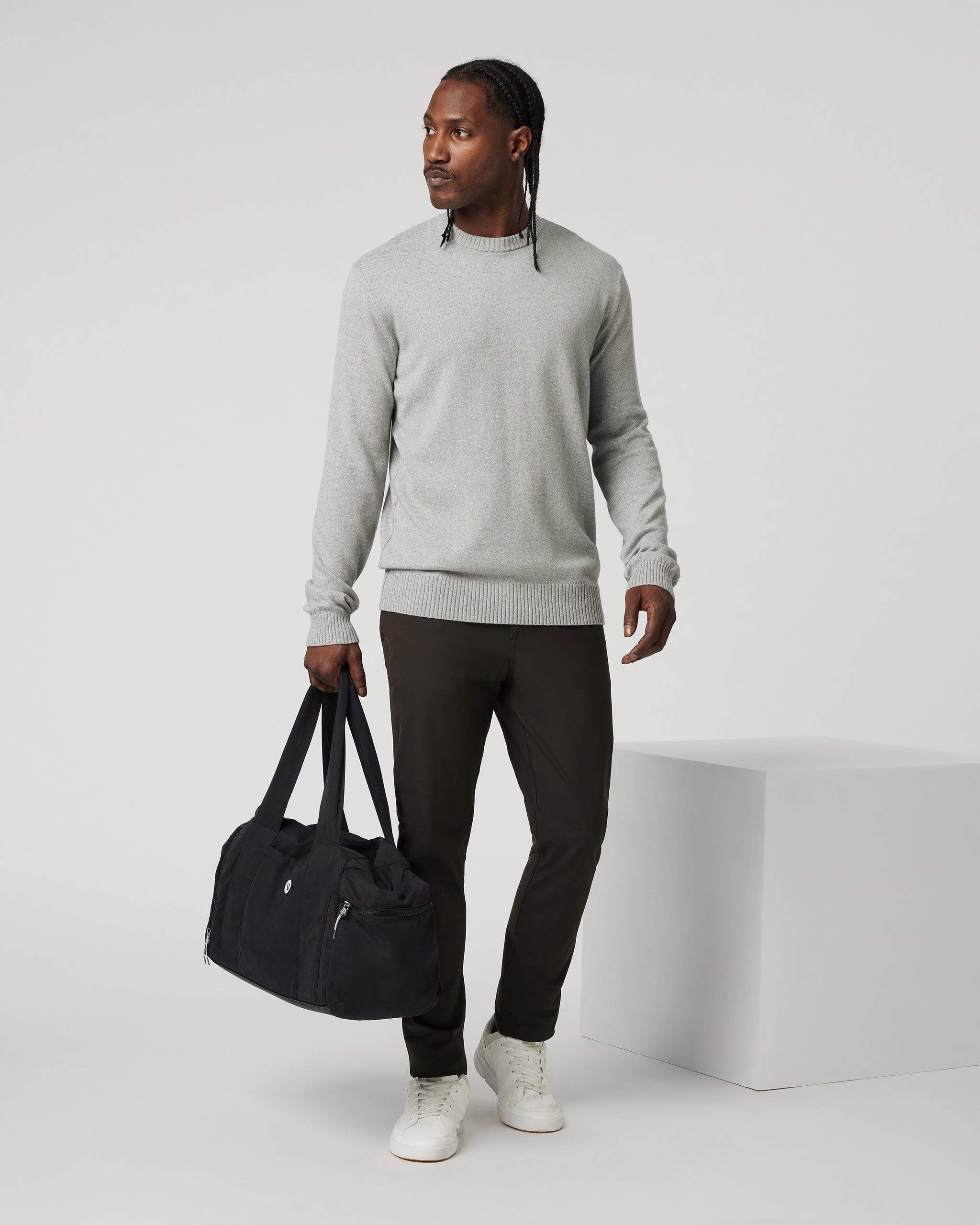 Fluent Sweater | Light Heather Grey