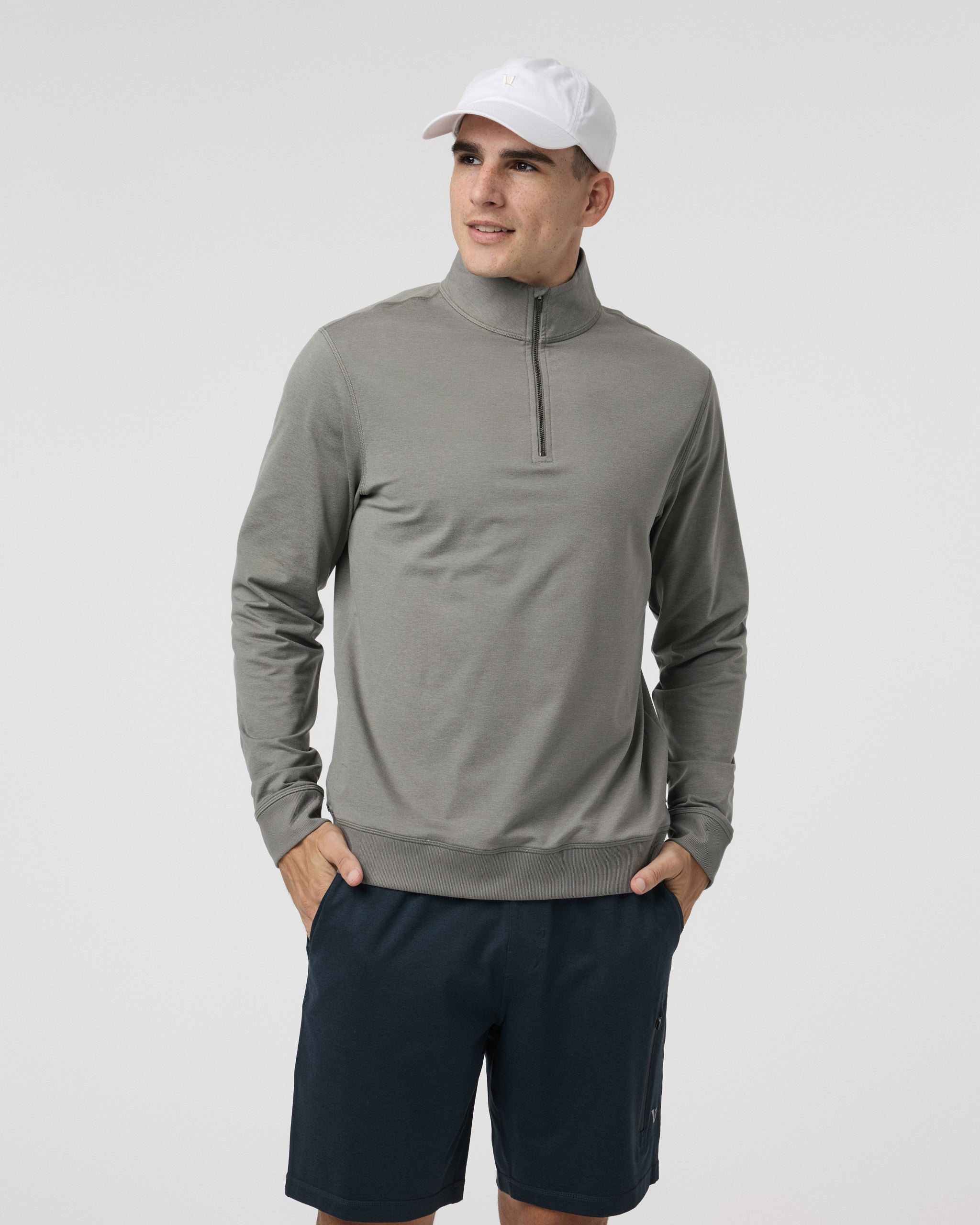 Coronado Half Zip | Dolomite Heather