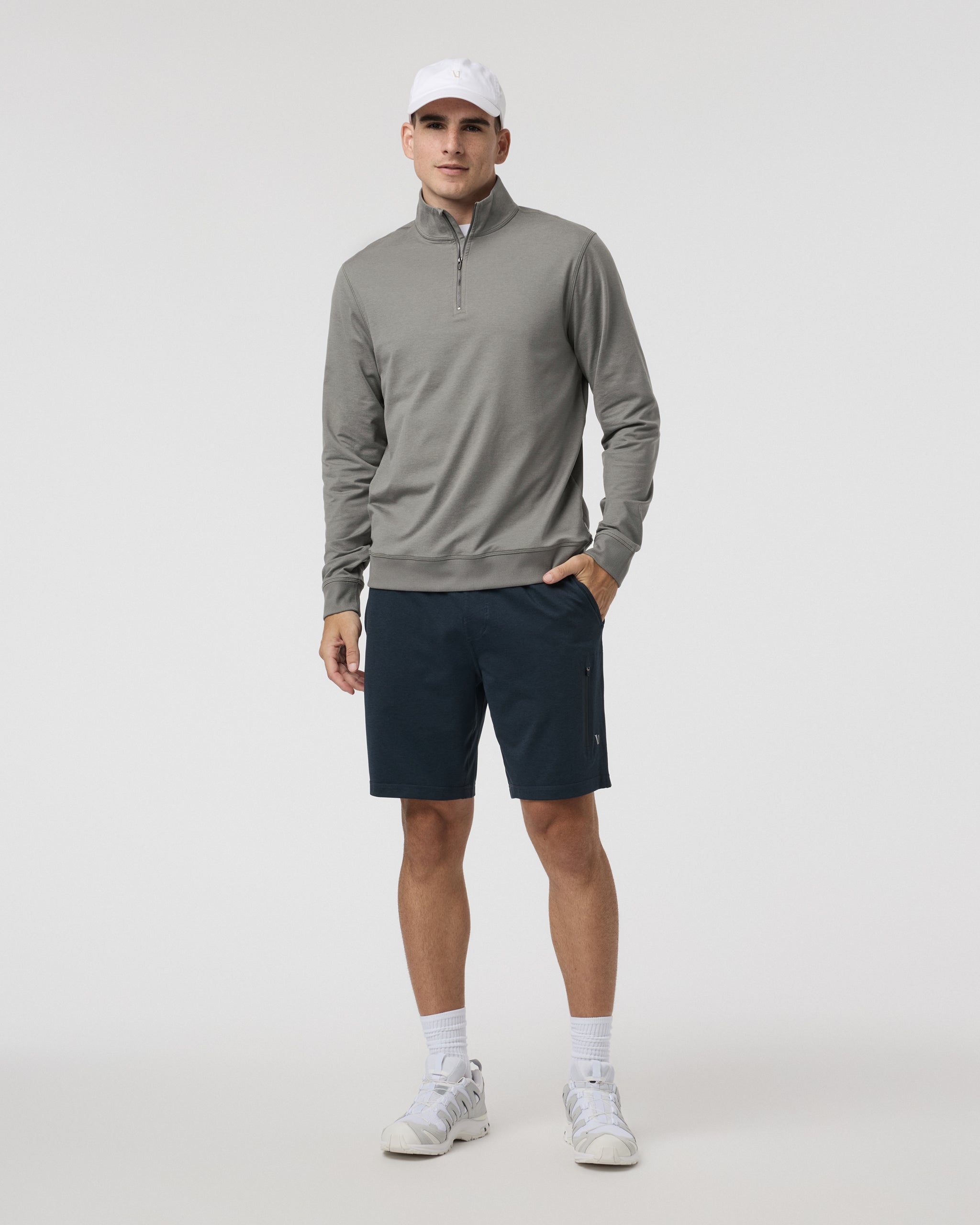 Coronado Half Zip | Dolomite Heather