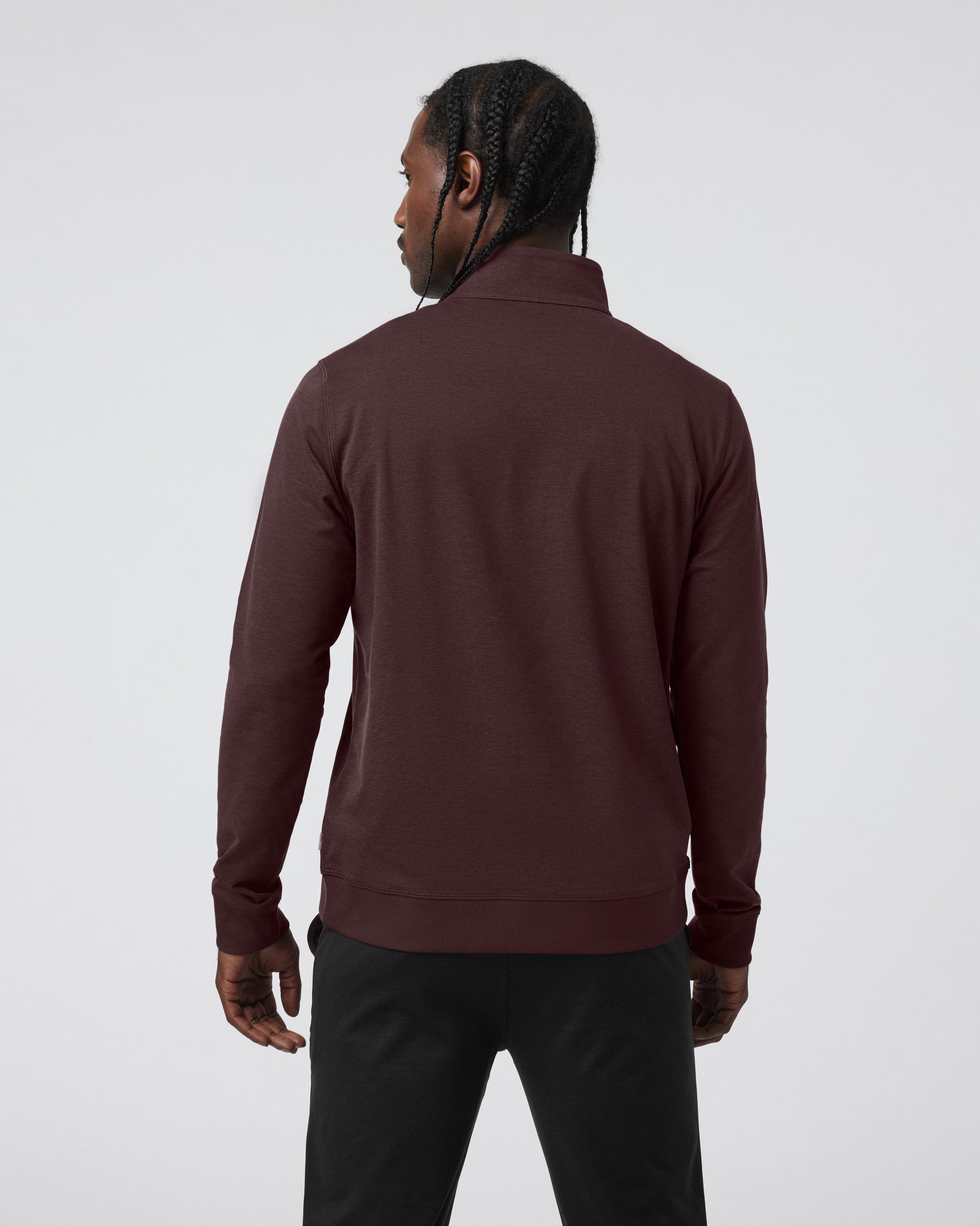 Coronado Half Zip | Mahogany Heather