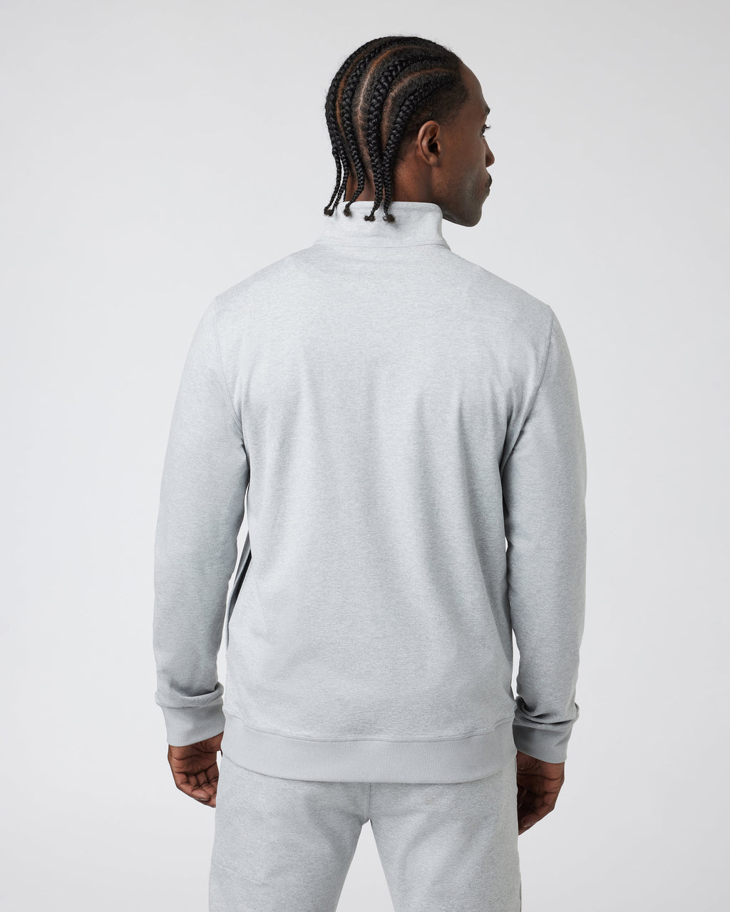 Coronado Half Zip | Light Heather Grey