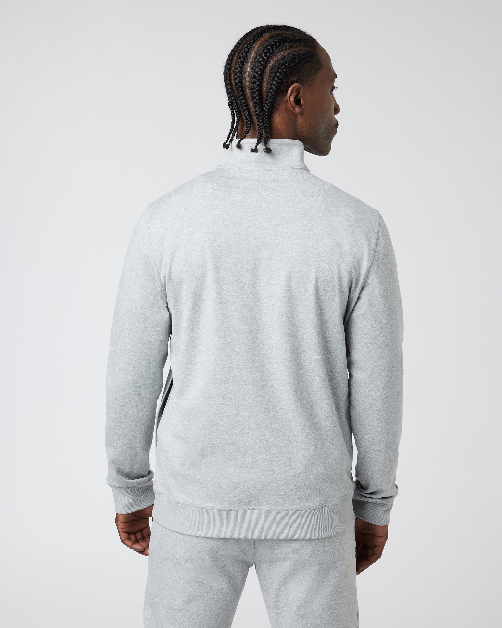Coronado Half Zip | Light Heather Grey
