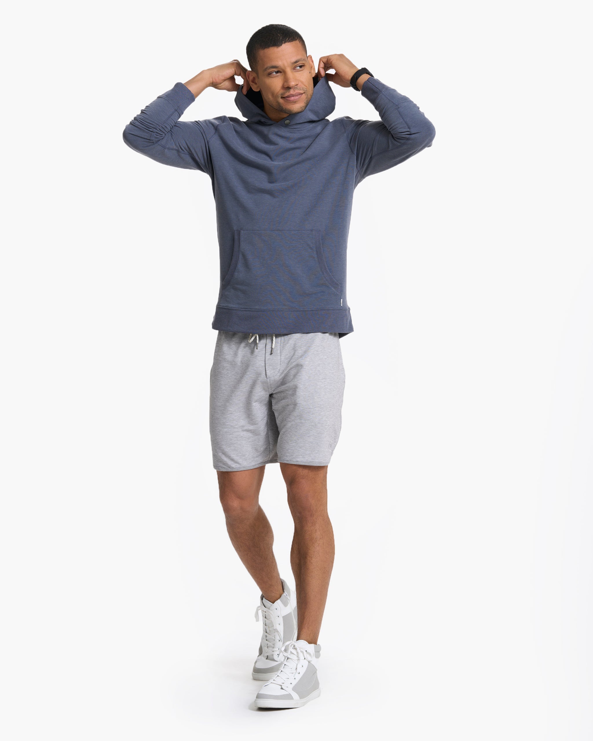 Austin Hoodie | Azure Heather