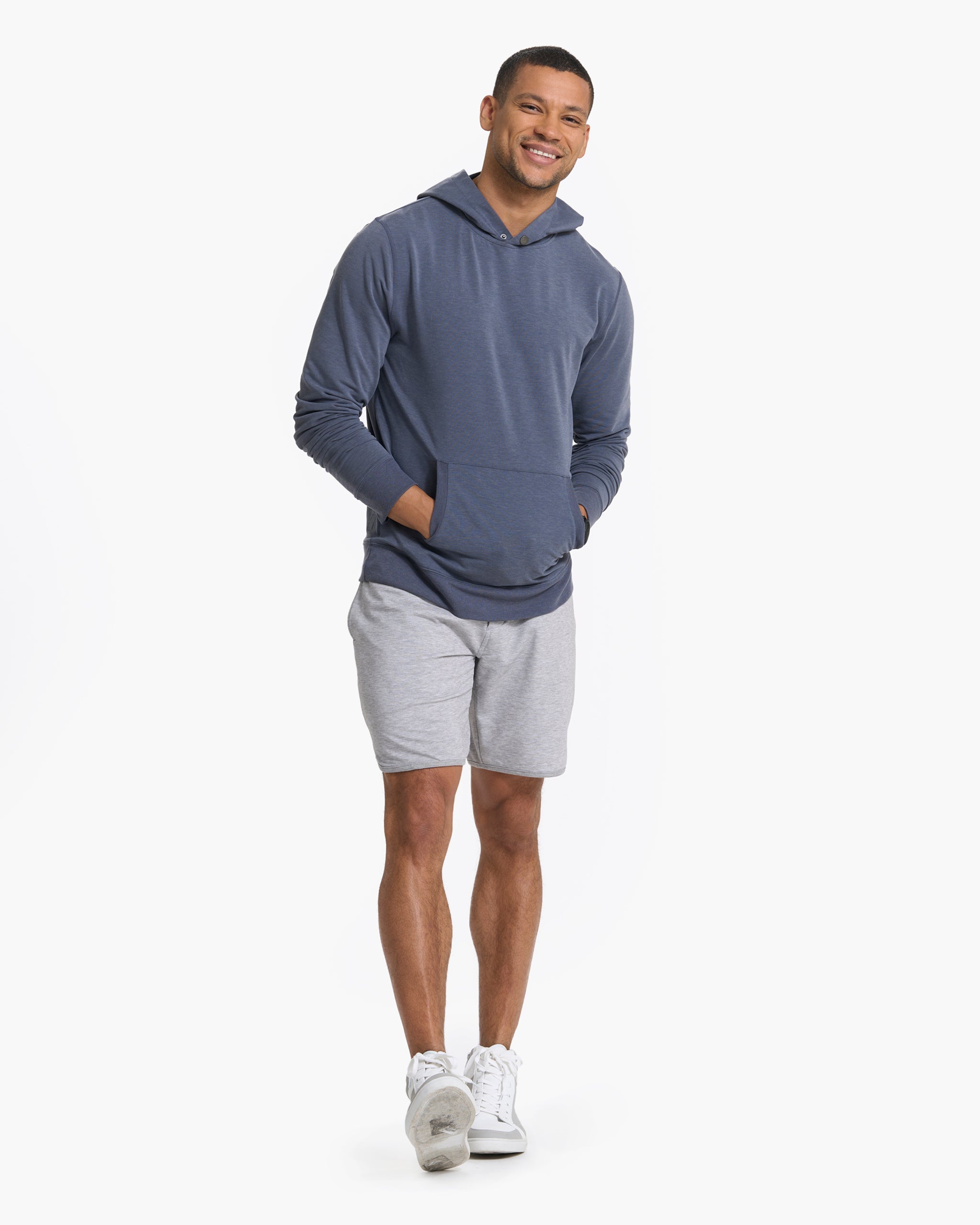 Austin Hoodie | Azure Heather