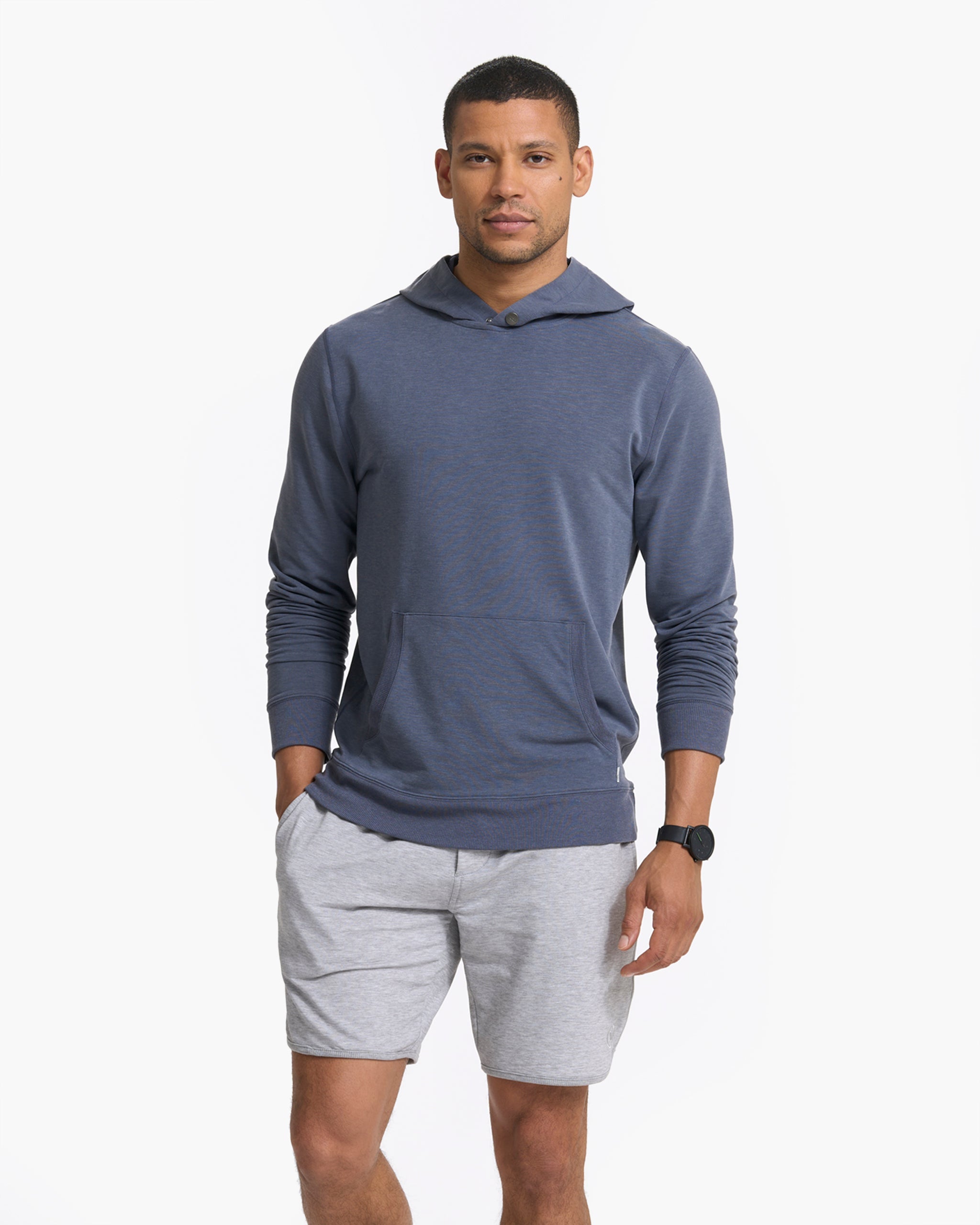 Austin Hoodie | Azure Heather
