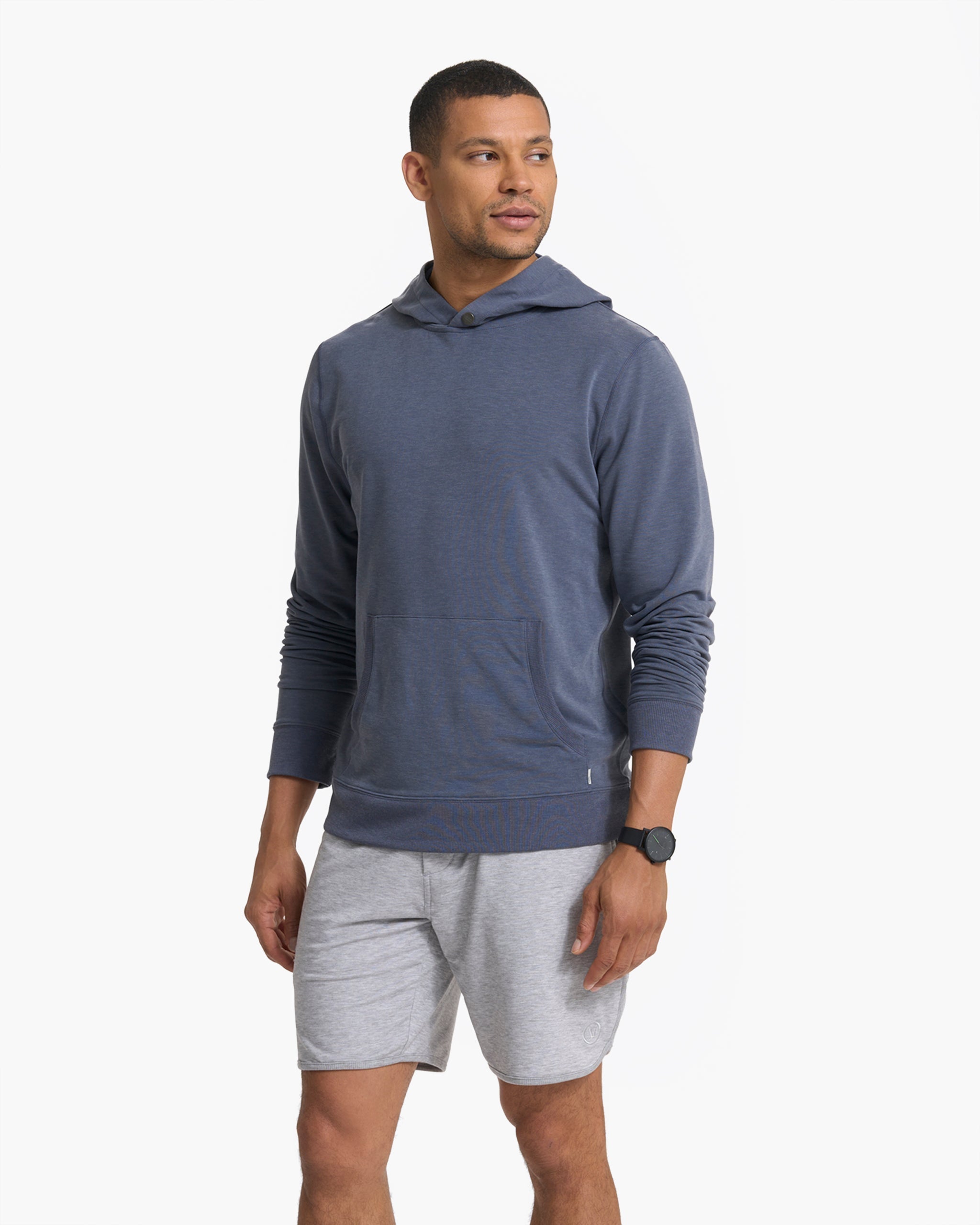 Austin Hoodie | Azure Heather