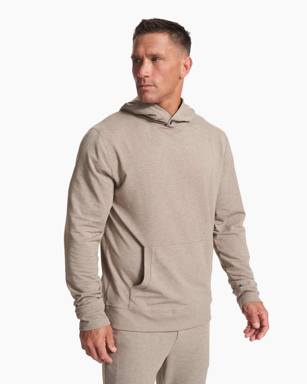 Austin Hoodie | Teak Heather