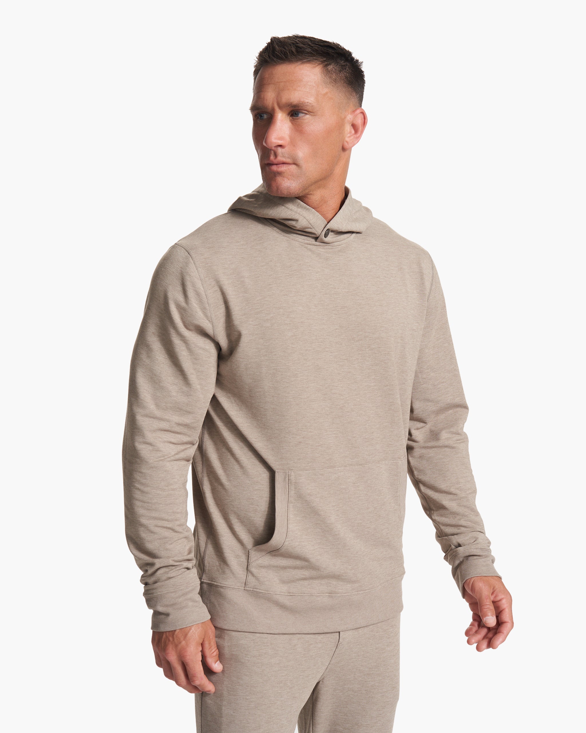 Austin Hoodie | Teak Heather