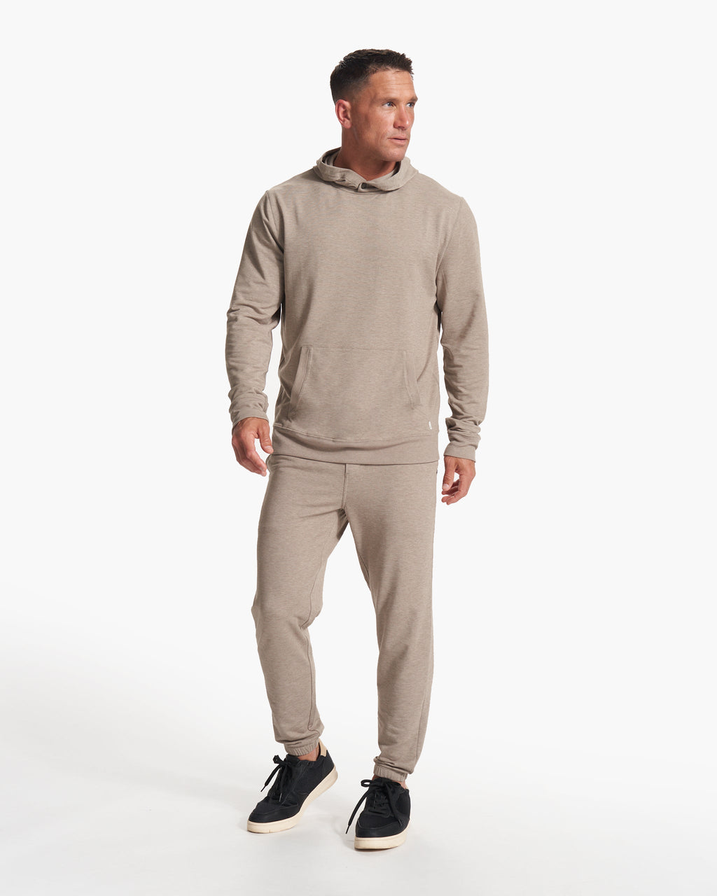 Austin Hoodie | Teak Heather