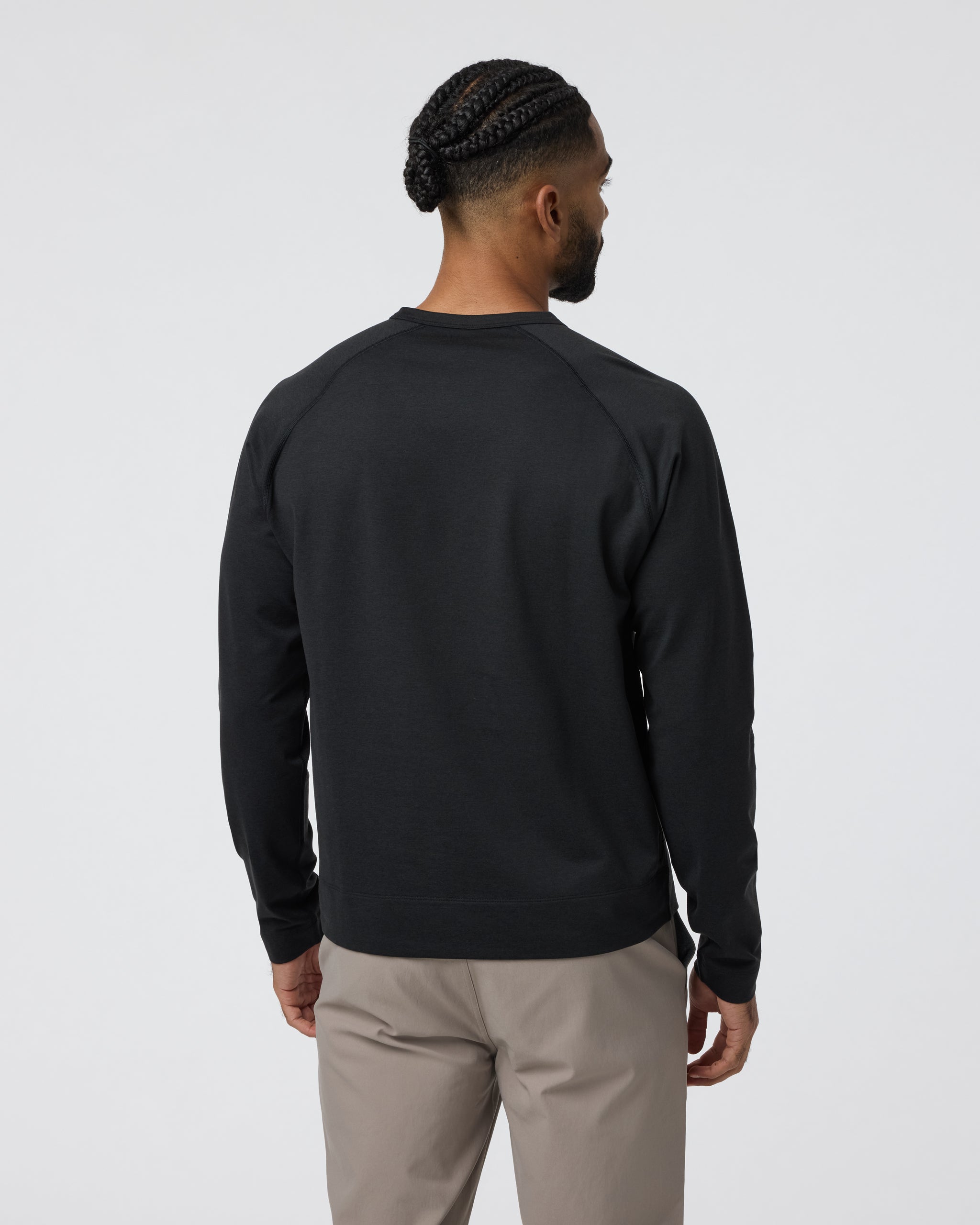 Coronado Crew Relaxed Fit | Black Heather