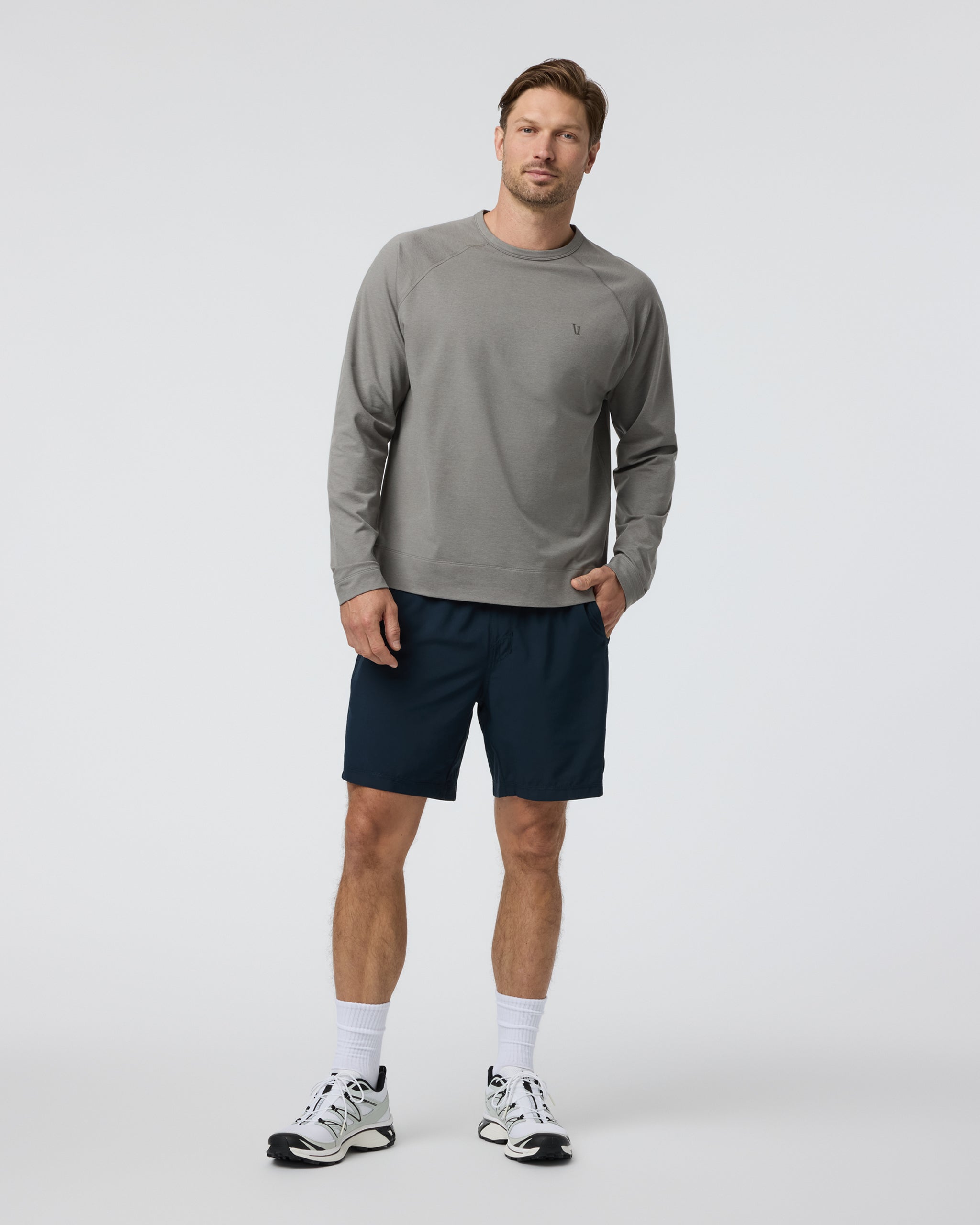 Coronado Crew Relaxed Fit | Dolomite Heather