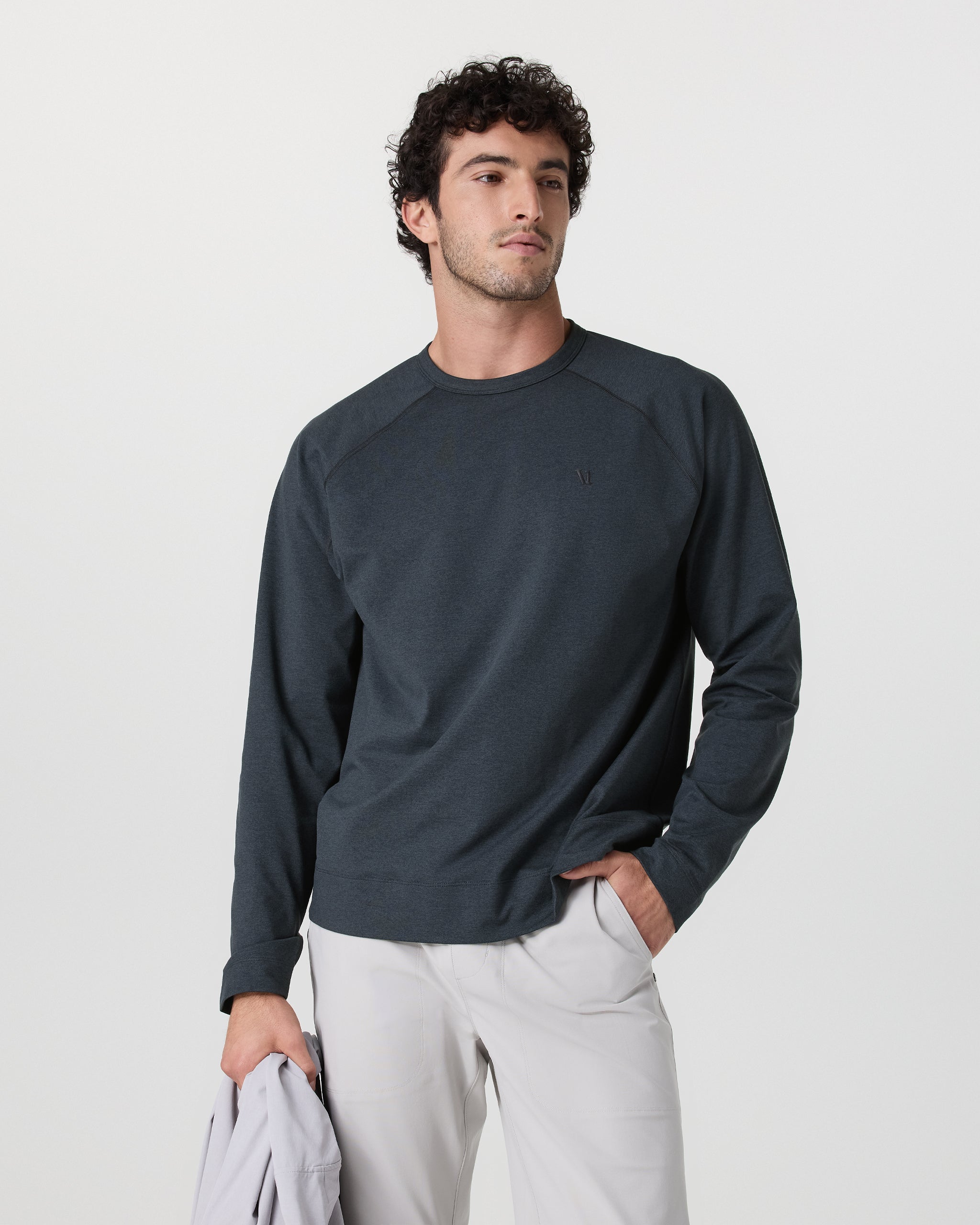 Coronado Crew Relaxed Fit | Midnight Heather