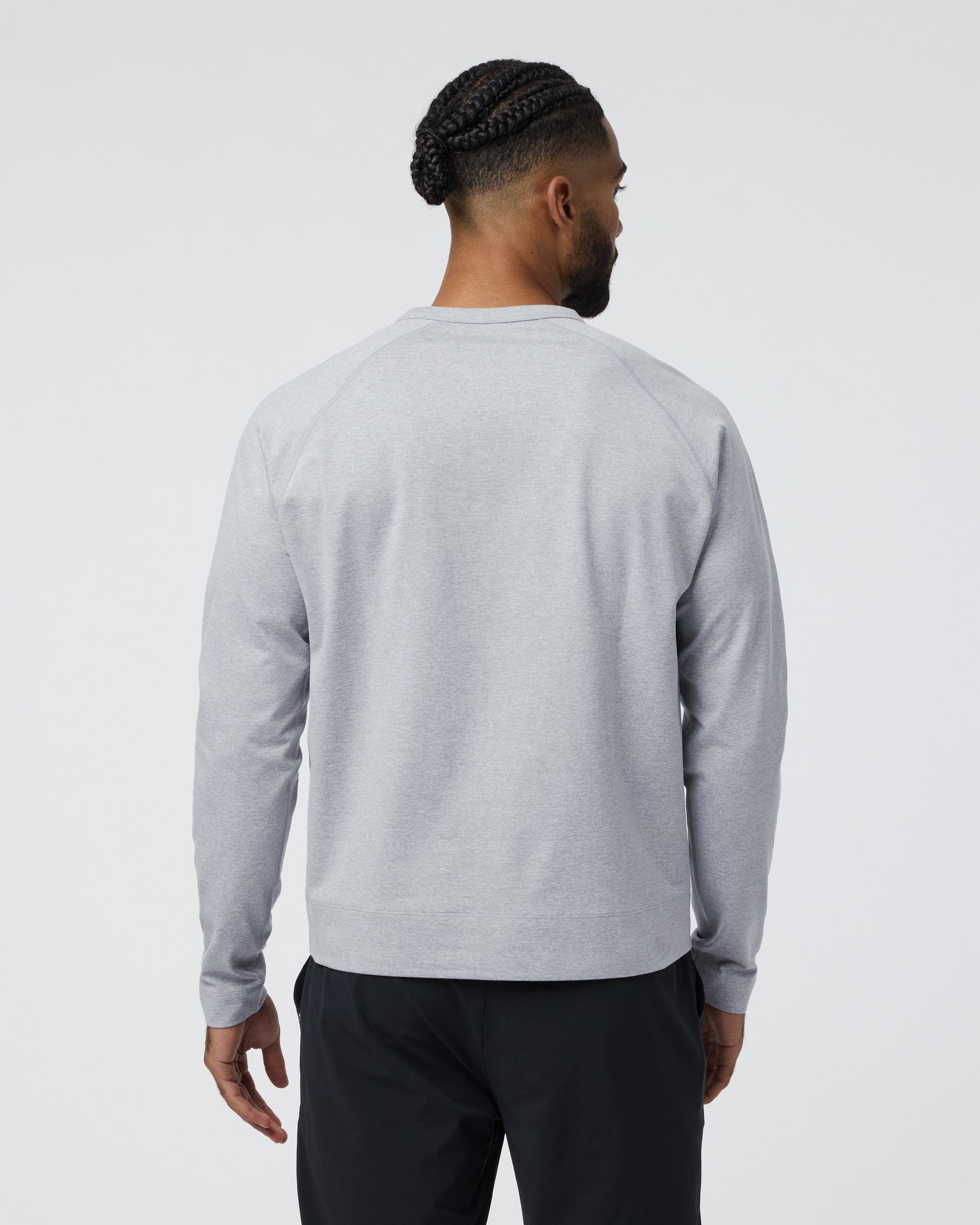 Coronado Crew Relaxed Fit | Light Heather Grey