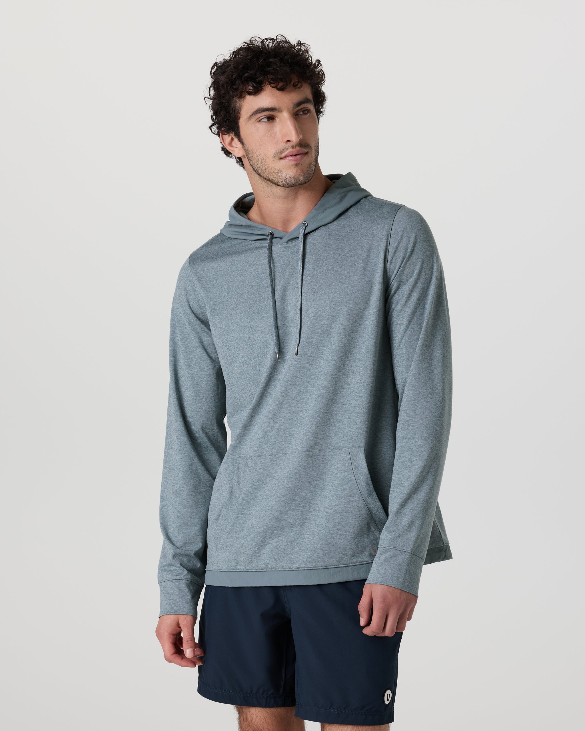 Sunday Element Hoodie | Dusty Blue Heather