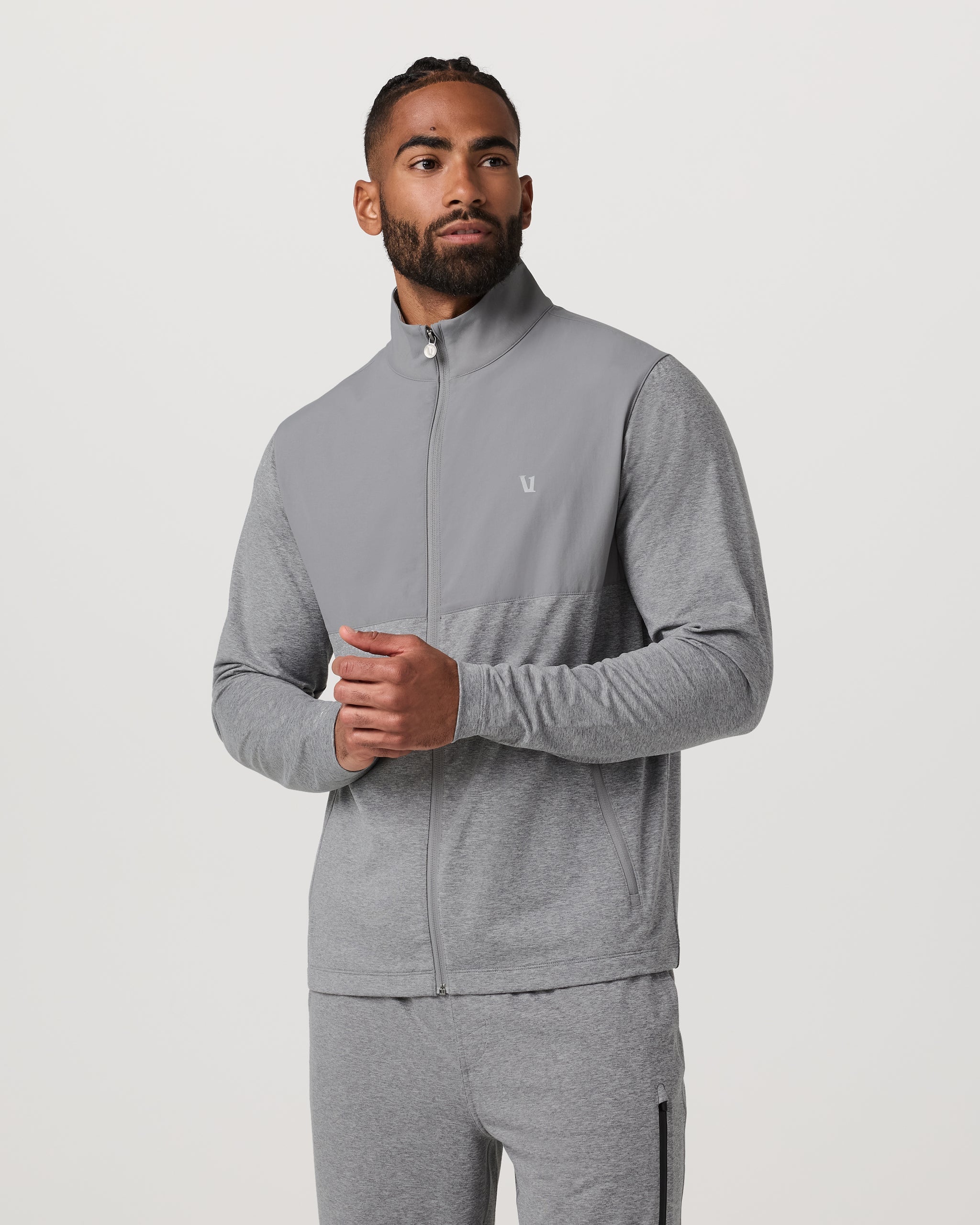 Sunday Element Track Jacket | Grey Heather