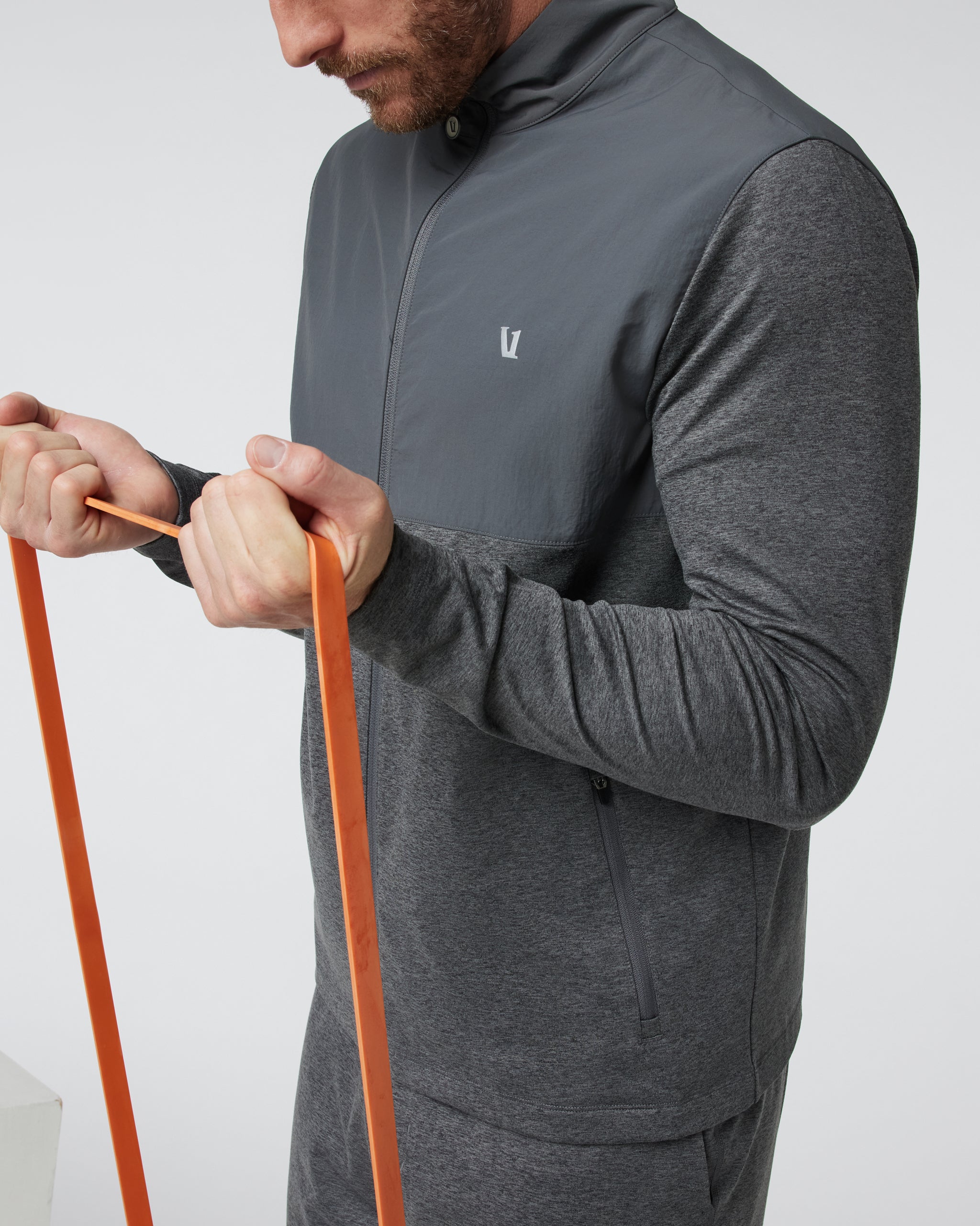 Sunday Element Track Jacket | Charcoal Heather