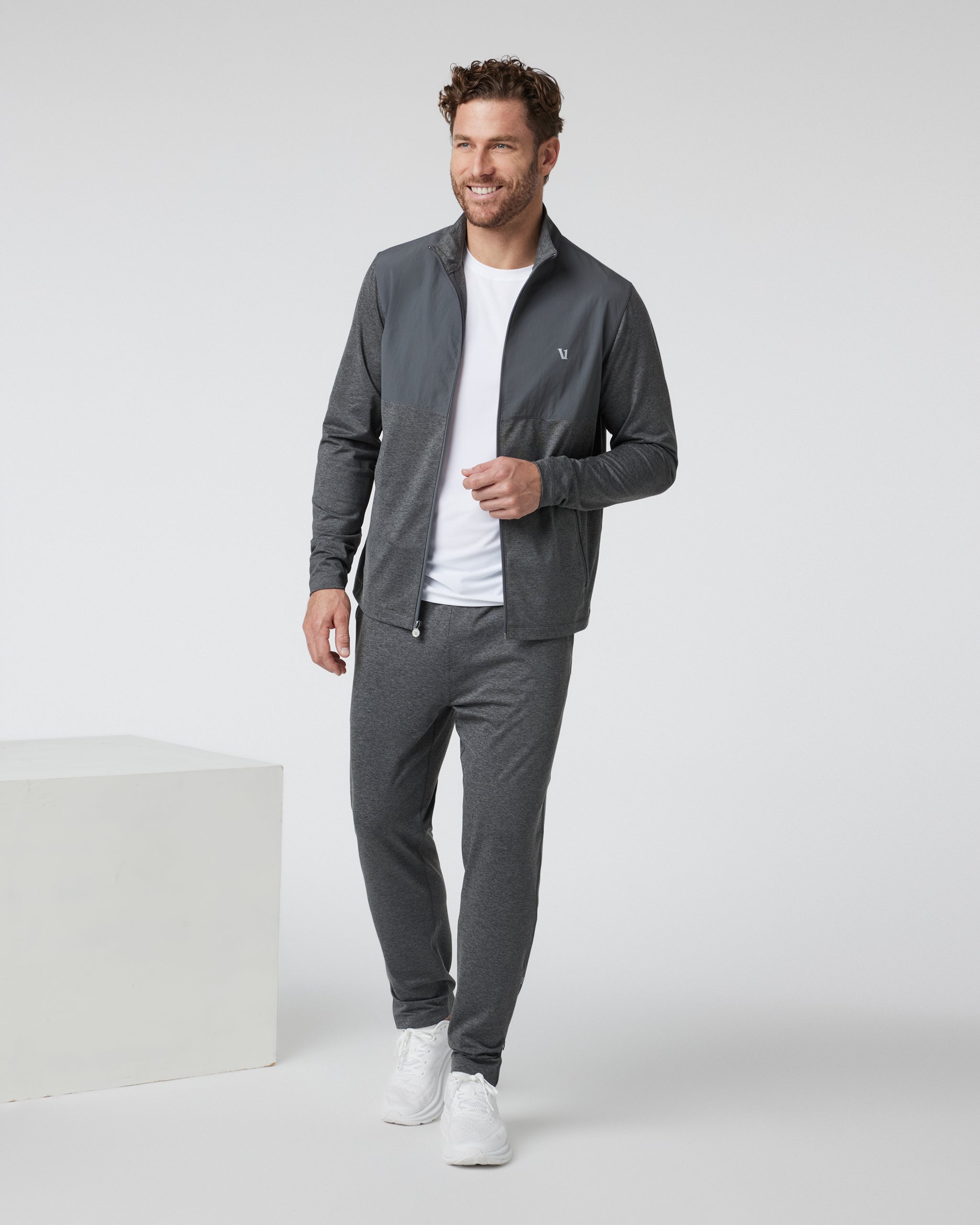 Sunday Element Track Jacket | Charcoal Heather