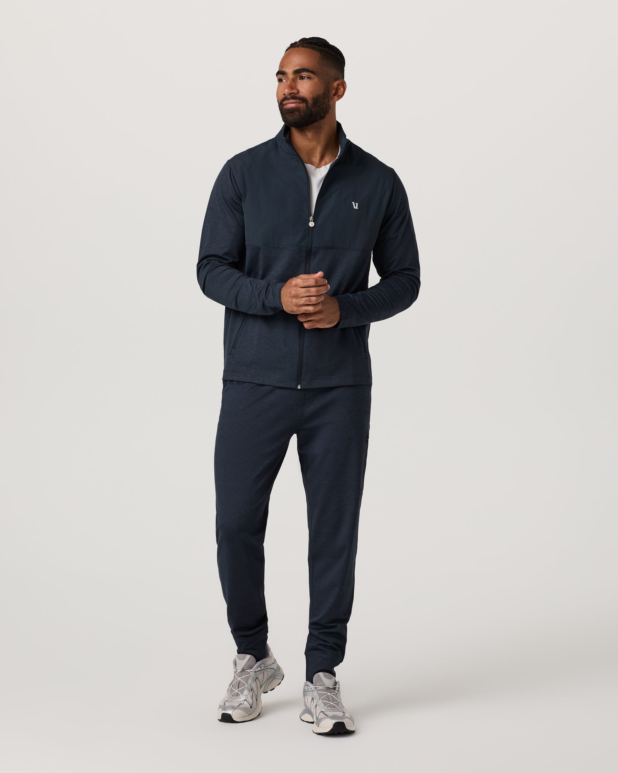 Sunday Element Track Jacket | Ink Heather