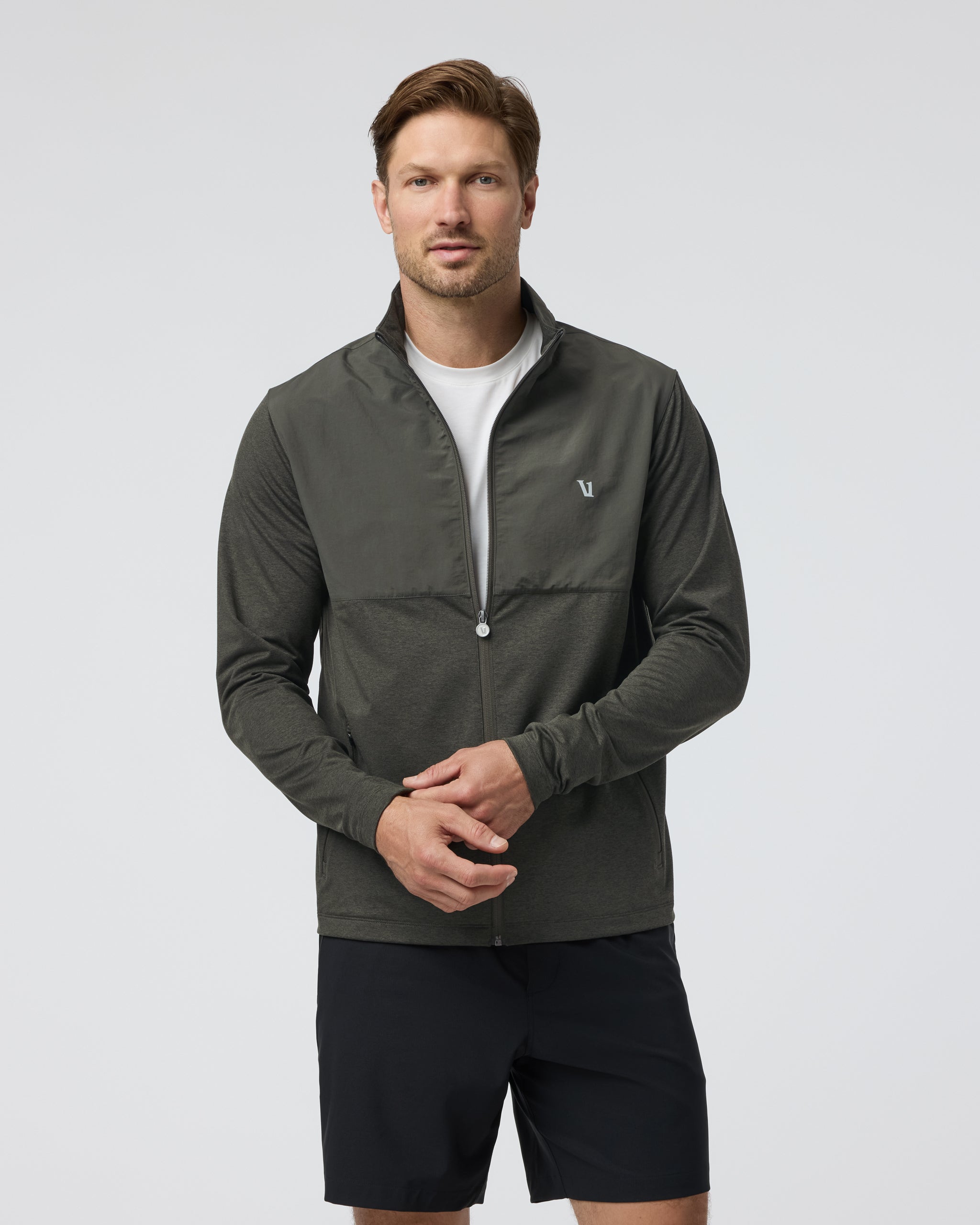 Sunday Element Track Jacket | Kale Heather