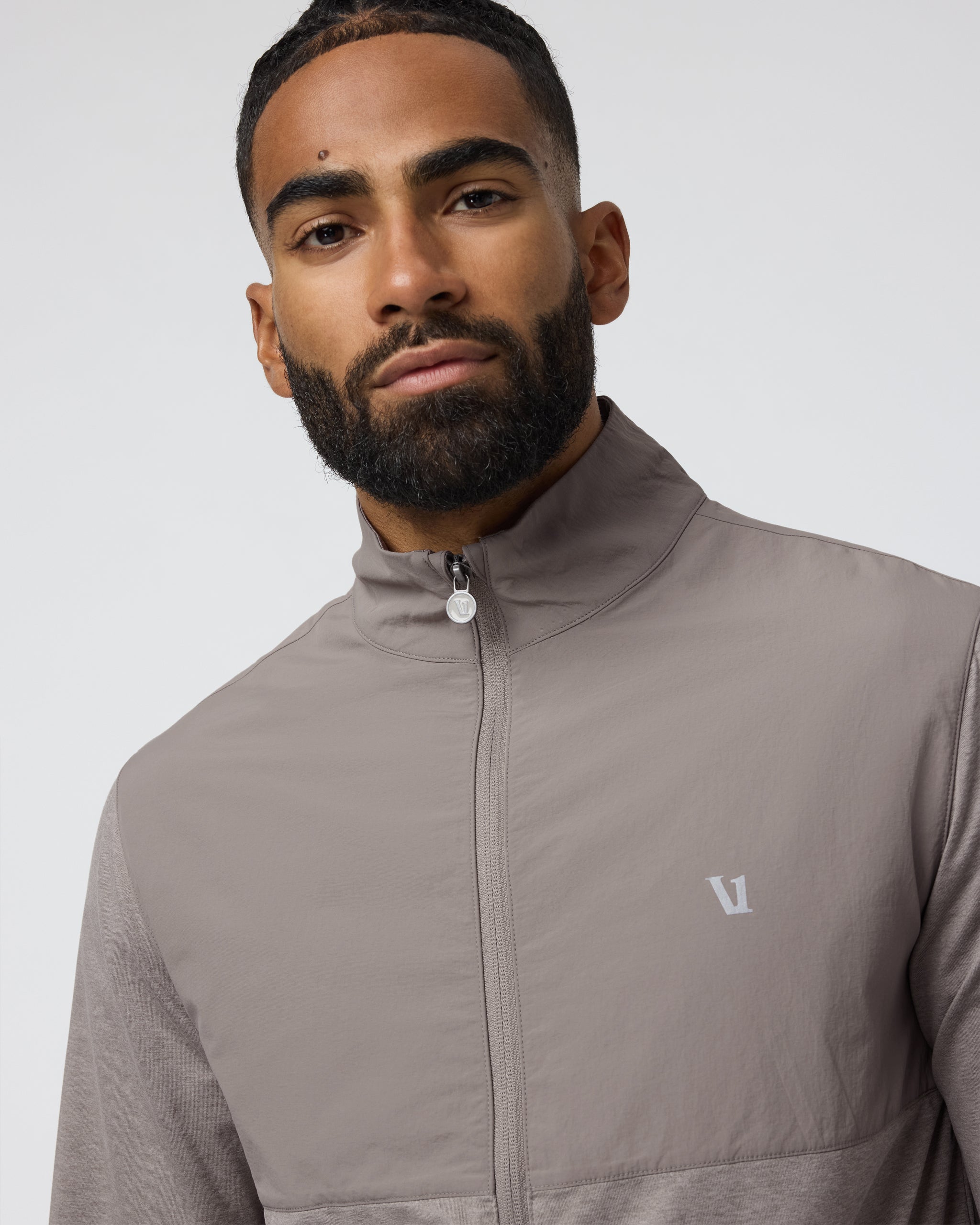 Sunday Element Track Jacket | Mocha Heather