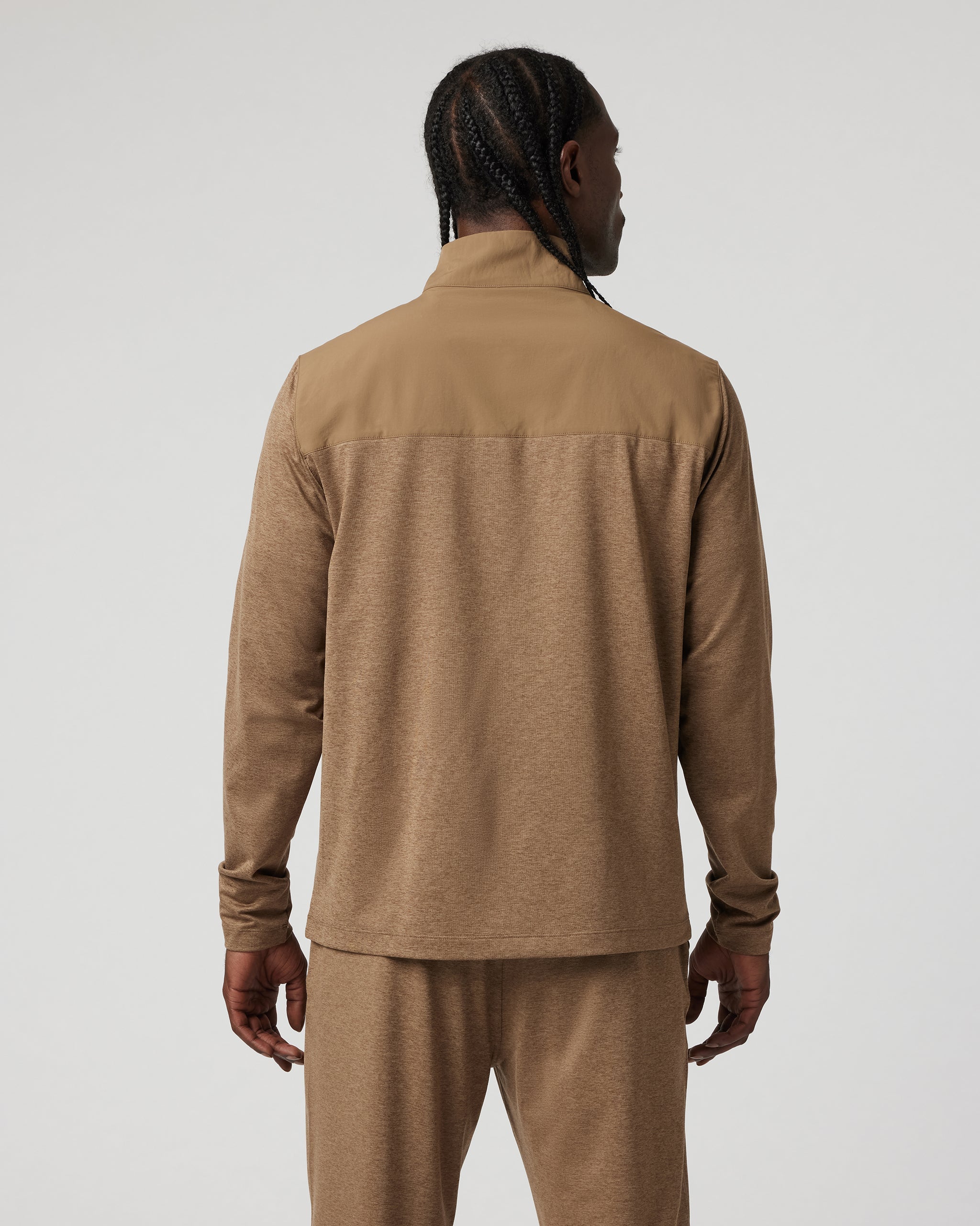 Sunday Element Track Jacket | Pecan Heather