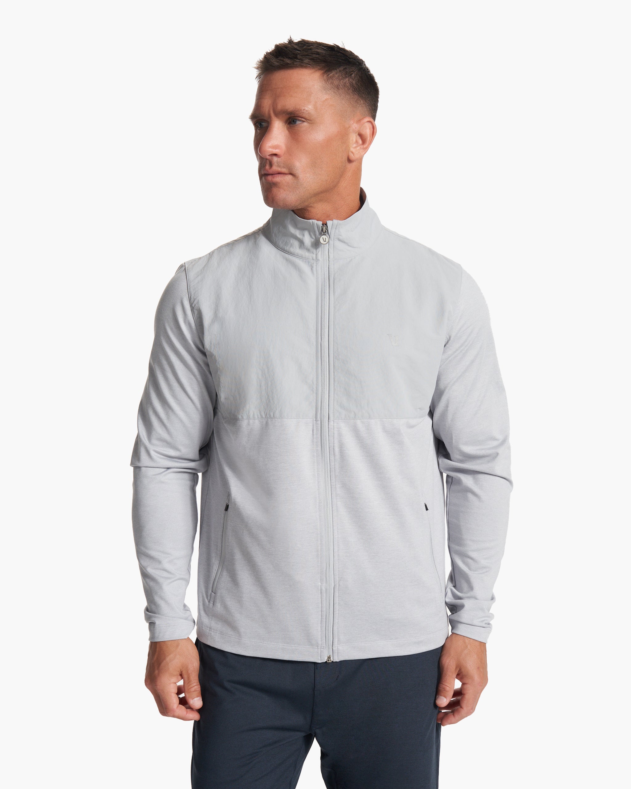Sunday Element Track Jacket | Platinum Heather